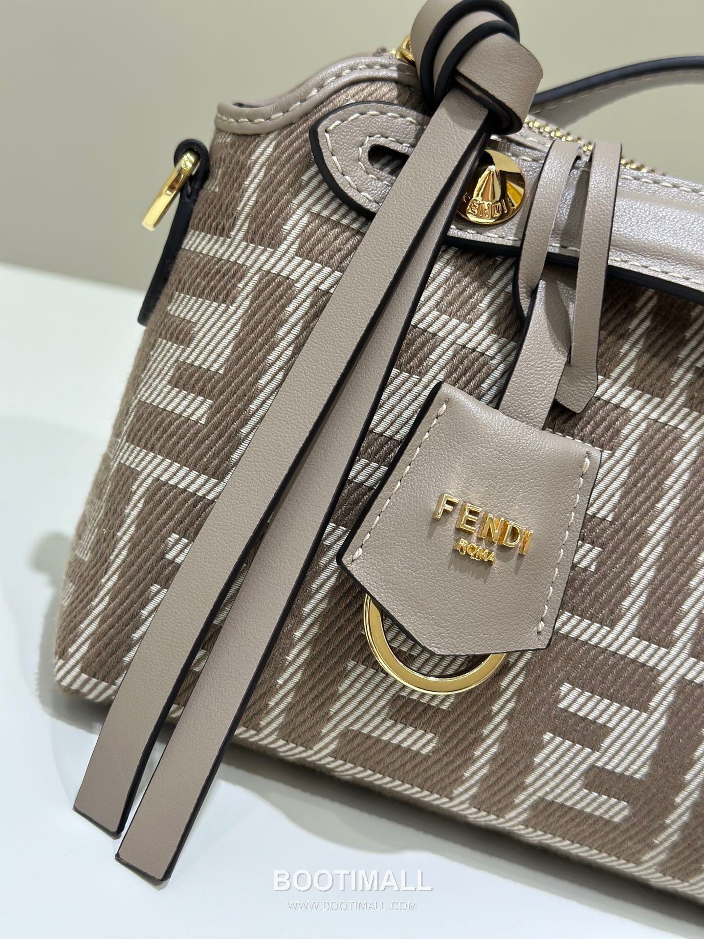 Fendi FF Jacquard Denim Boston Top Handle Bag 펜디 FF 자카드 데님 보스턴 탑핸들백 28cm 5