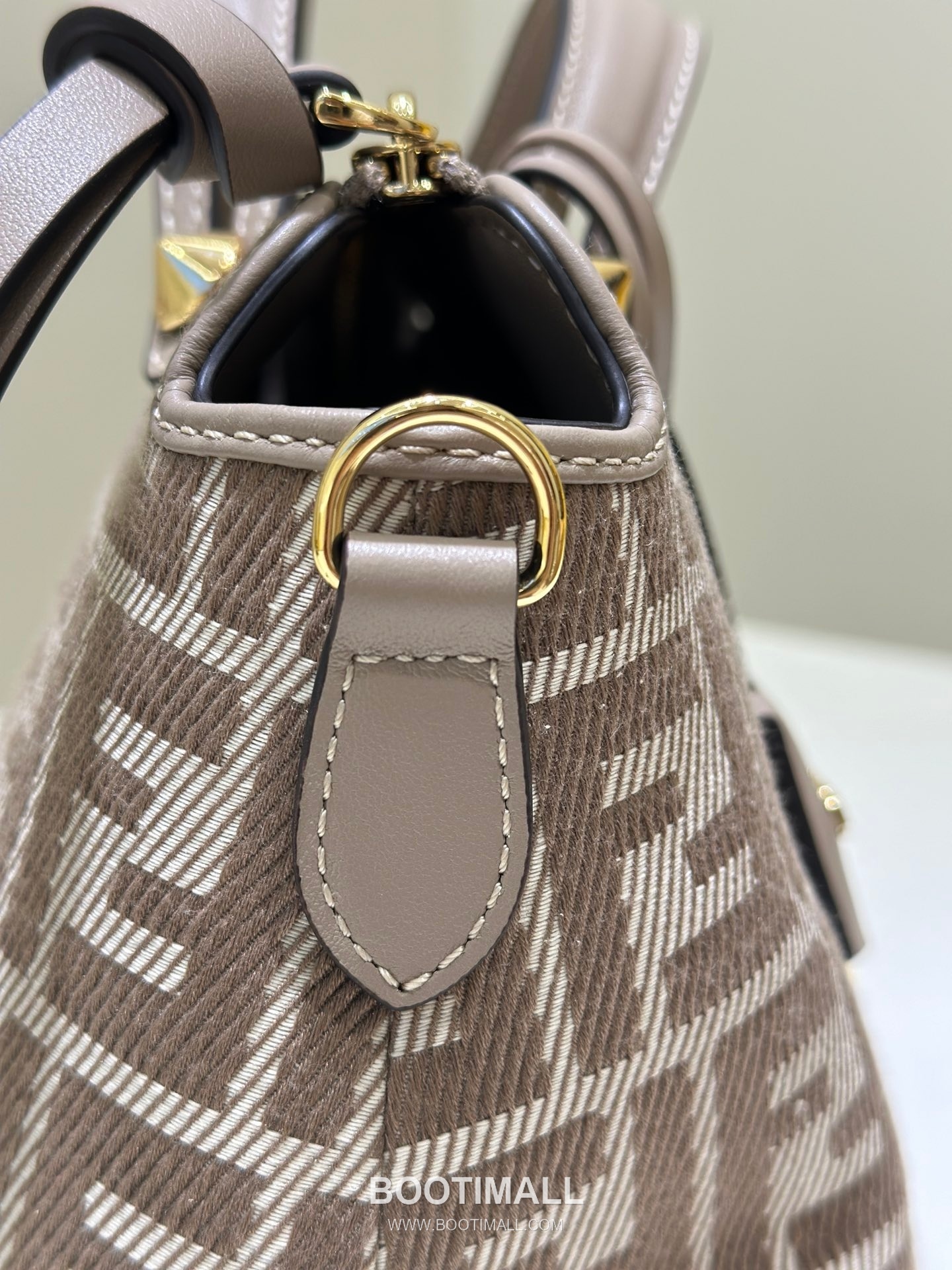 Fendi FF Jacquard Denim Boston Top Handle Bag 펜디 FF 자카드 데님 보스턴 탑핸들백 28cm 13