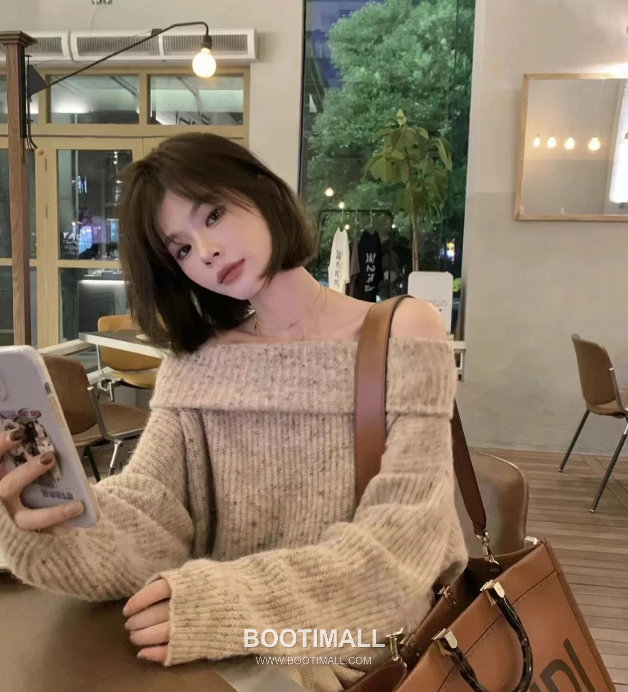 Fendi Sunshine Roma Embossed Amber Shopper Bag 펜디 선샤인 로마 엠보싱 앰버 쇼퍼백 36cm 5