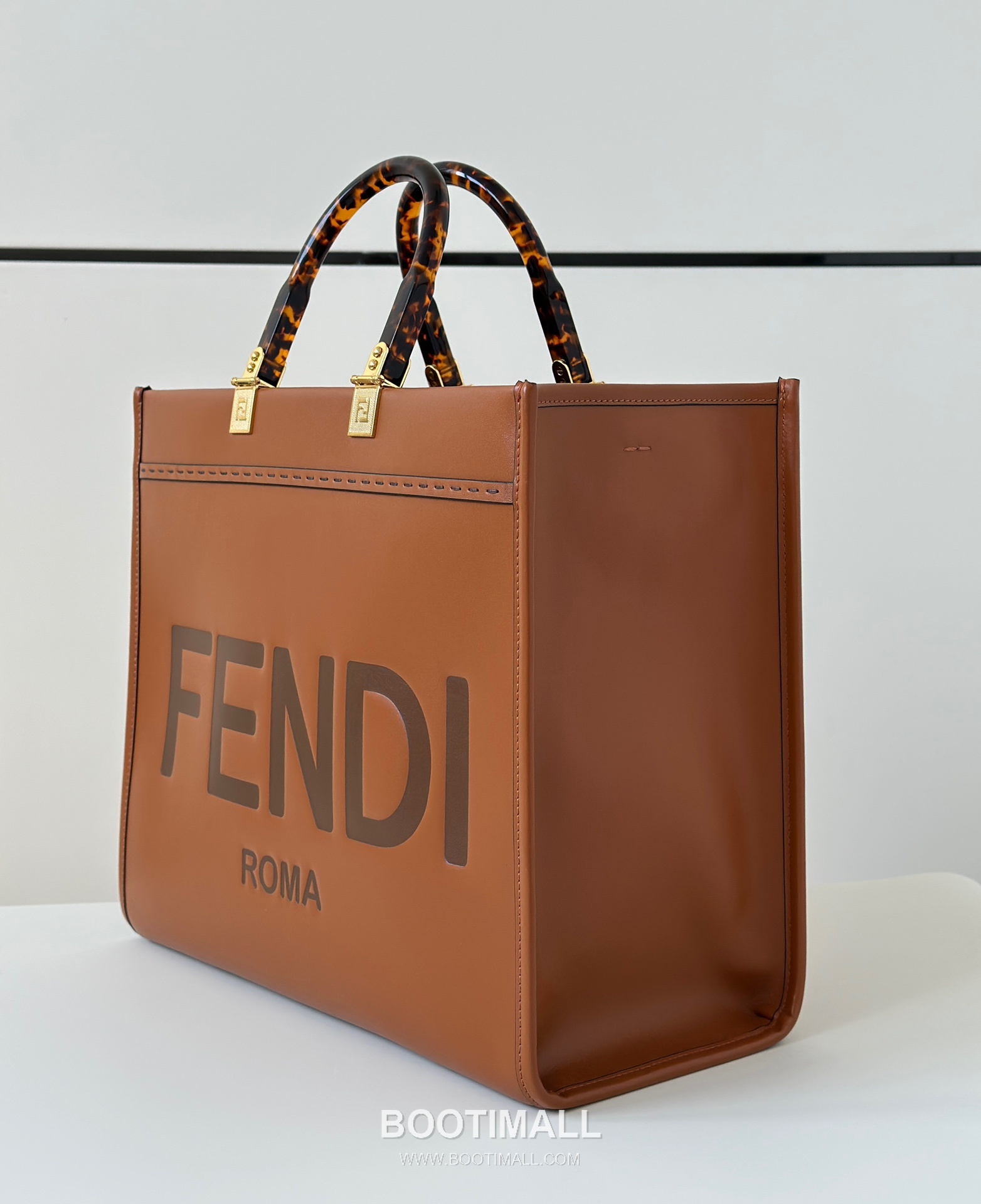 Fendi Sunshine Roma Embossed Amber Shopper Bag 펜디 선샤인 로마 엠보싱 앰버 쇼퍼백 36cm 10