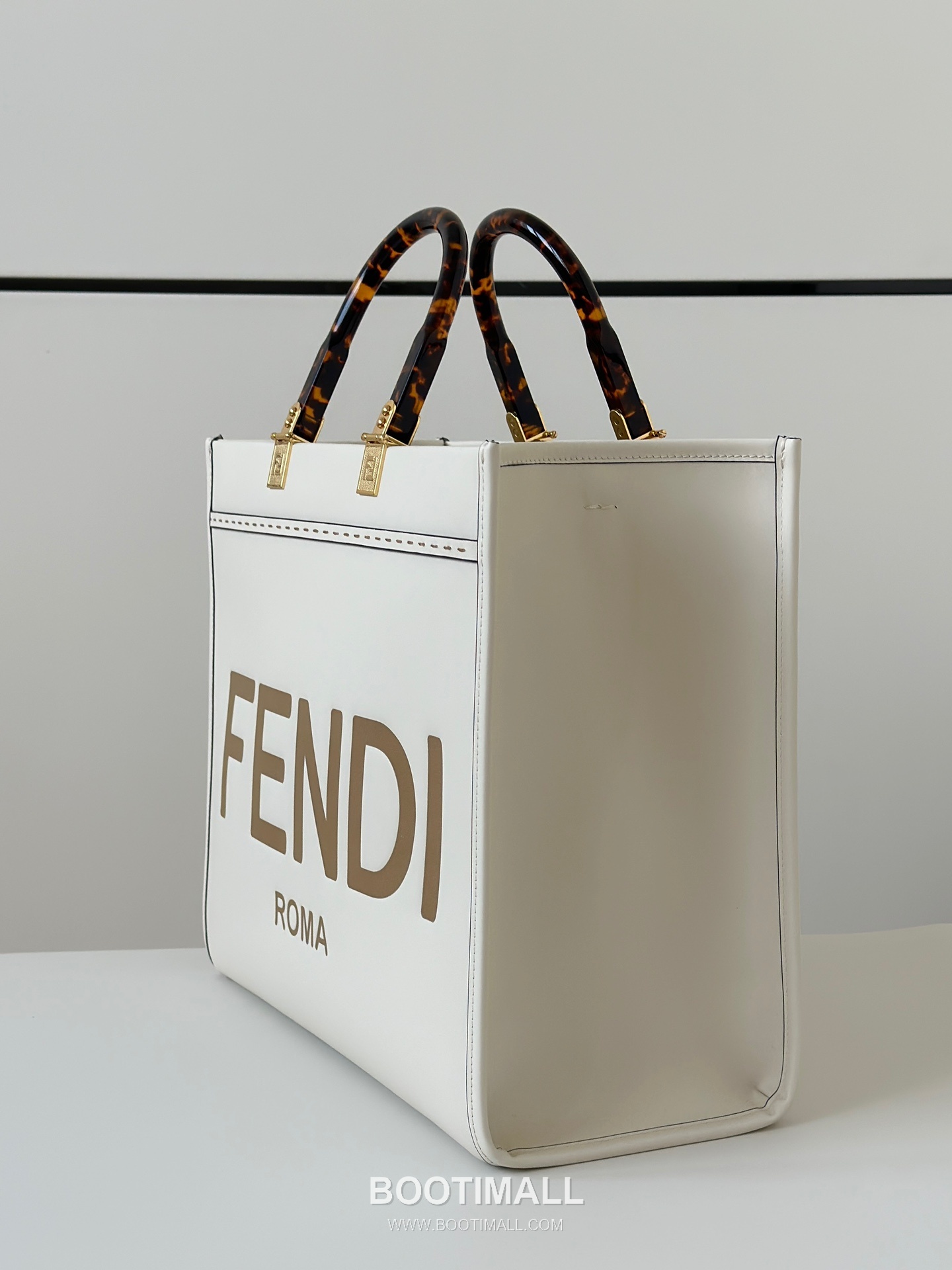 Fendi Sunshine Roma Embossed Amber Shopper Bag 펜디 선샤인 로마 엠보싱 앰버 쇼퍼백 36cm 5