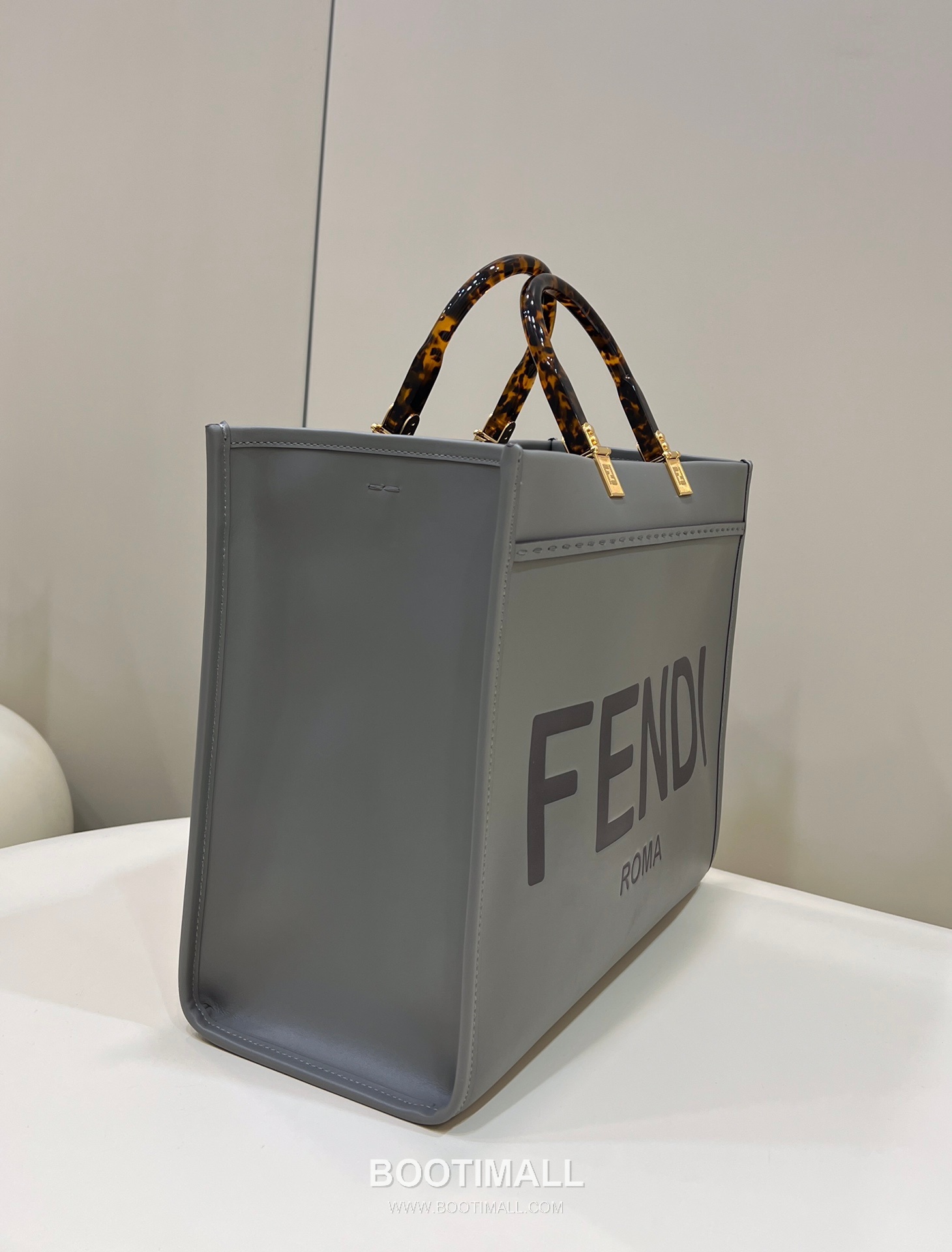 Fendi Amber Handle Shopper Cowhide Gray Bag 펜디 앰버 핸들 쇼퍼 소가죽 그레이 36cm 9