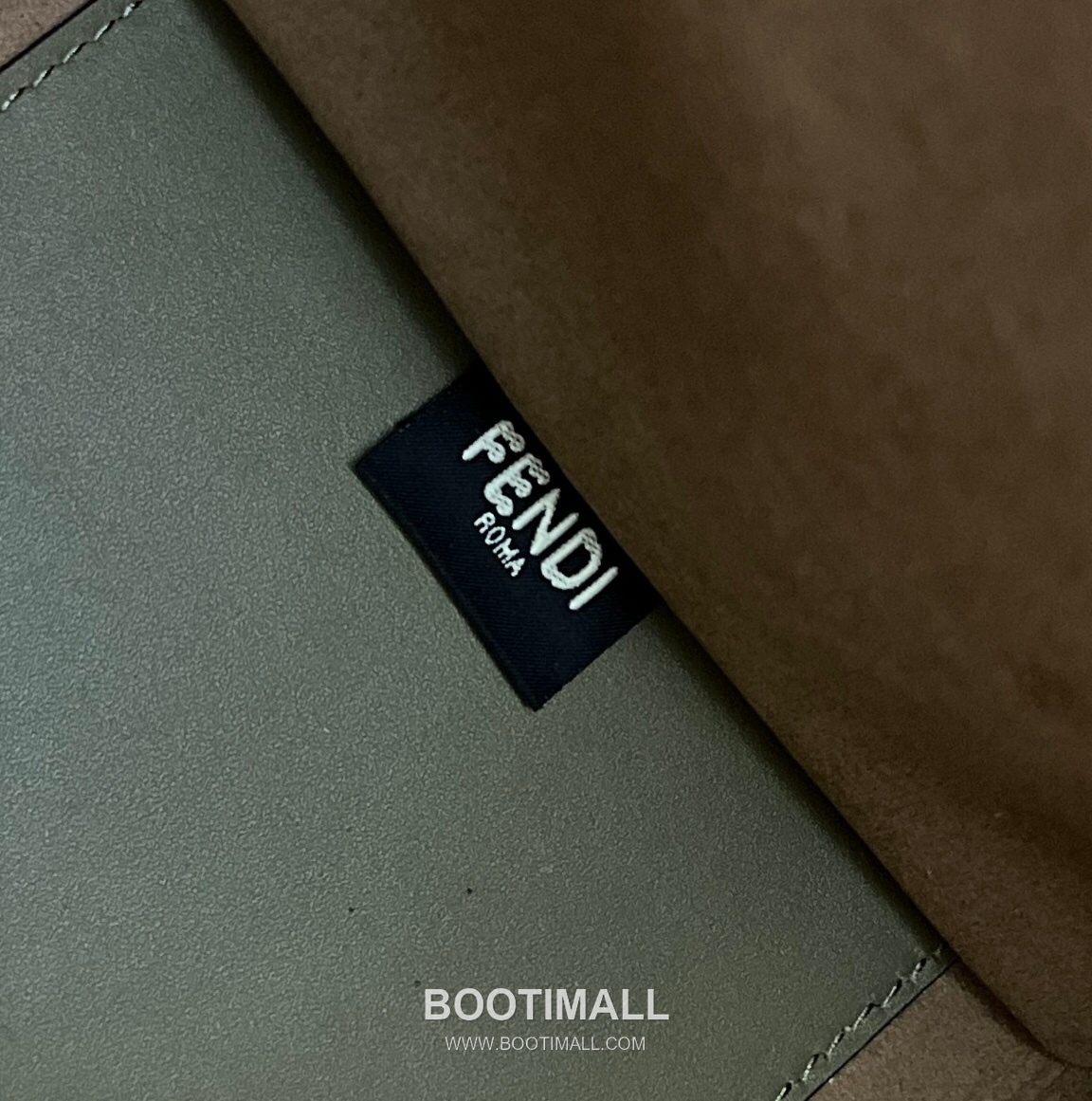 Fendi Amber Handle Shopping Cowhide Olive Green Shopper Bag 펜디 앰버 핸들 쇼핑 소가죽 올리브 그린 쇼퍼백 36cm 20