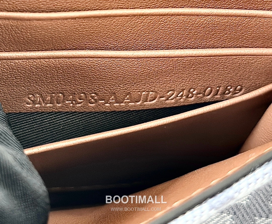 Fendi Baguette FF Denim Chain Wallet 펜디 바게트 FF 데님 체인 월렛 21cm 13