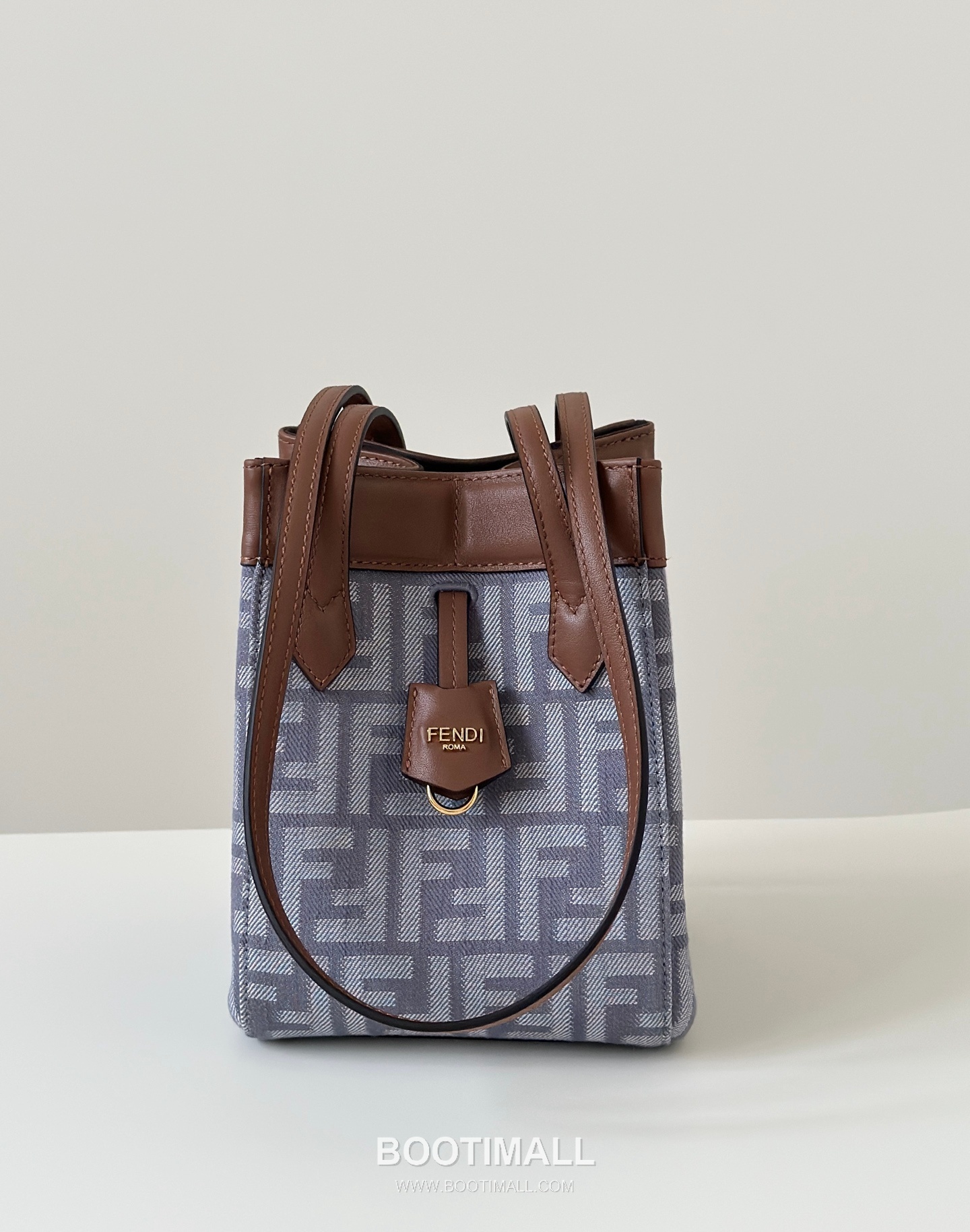 Fendi Origami FF Jacquard Denim Convertible Tote Bag 펜디 오리가미 FF 자카드 데님 컨버터블 토트백 15cm 11