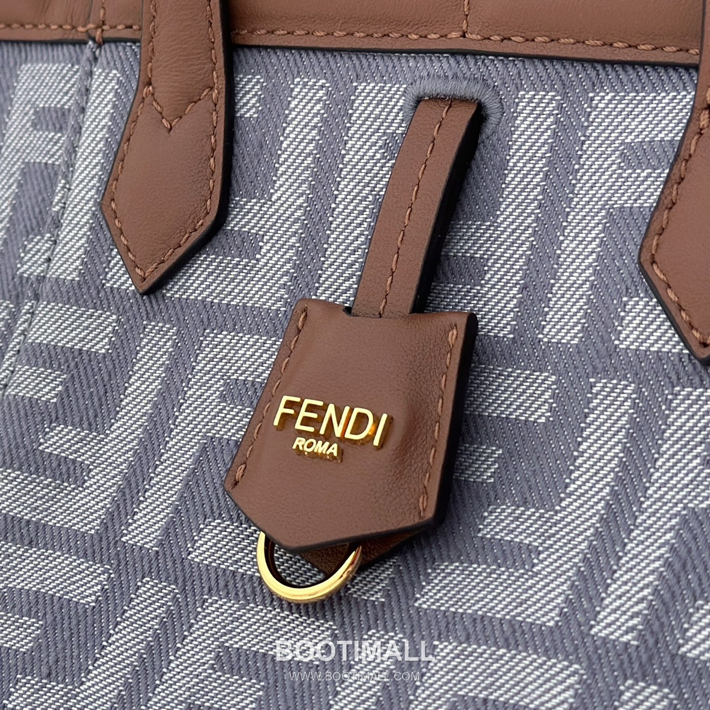 Fendi Origami FF Jacquard Denim Convertible Tote Bag 펜디 오리가미 FF 자카드 데님 컨버터블 토트백 15cm 15