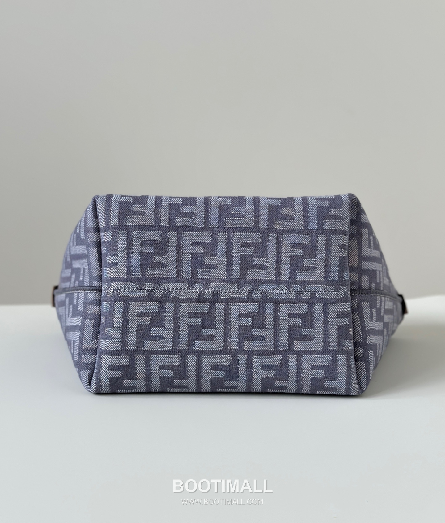 Fendi Roll FF Jacquard Denim Fabric Blue Tote Bag 펜디 롤 FF 자카드 데님 패브릭 블루 토트백 22cm 13