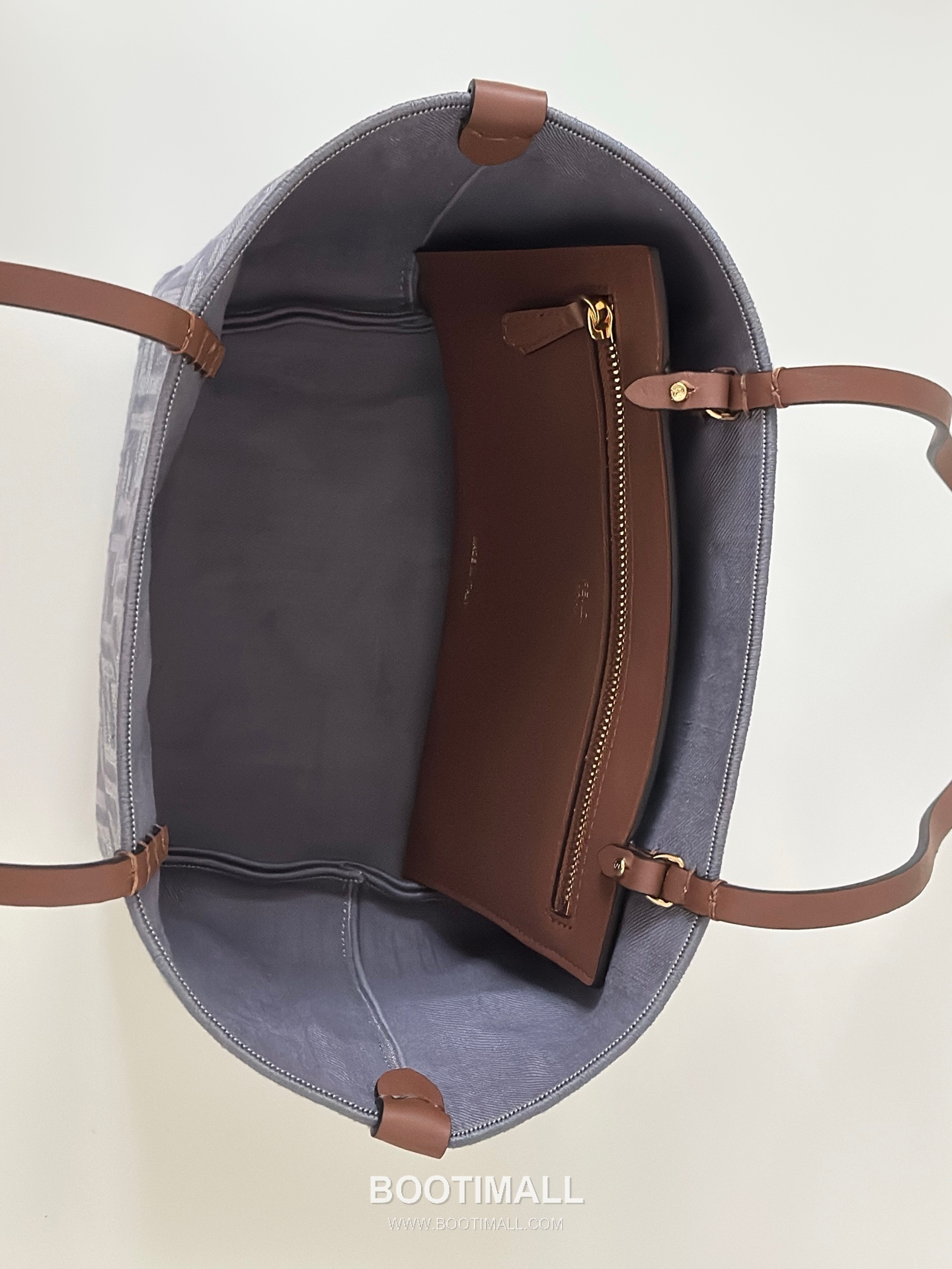 Fendi Roll FF Jacquard Denim Fabric Blue Tote Bag 펜디 롤 FF 자카드 데님 패브릭 블루 토트백 22cm 18