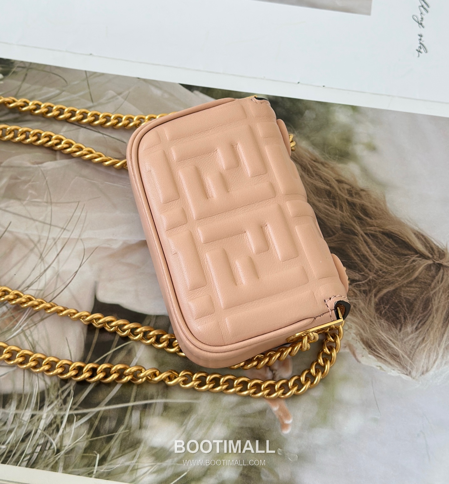 Fendi Nano Baguette Lambskin Crossbody Bag 펜디 나노 바게트 램스킨 크로스백 11cm 9