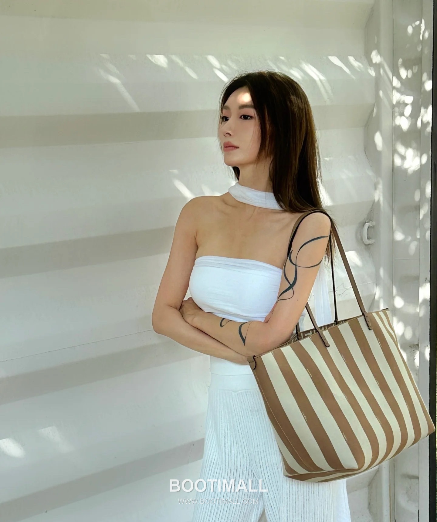 Fendi Roll Pequin FF Reversible Canvas Beige Tote Bag 펜디 롤 페퀸 FF 리버서블 캔버스 베이지 토트백 33cm 5