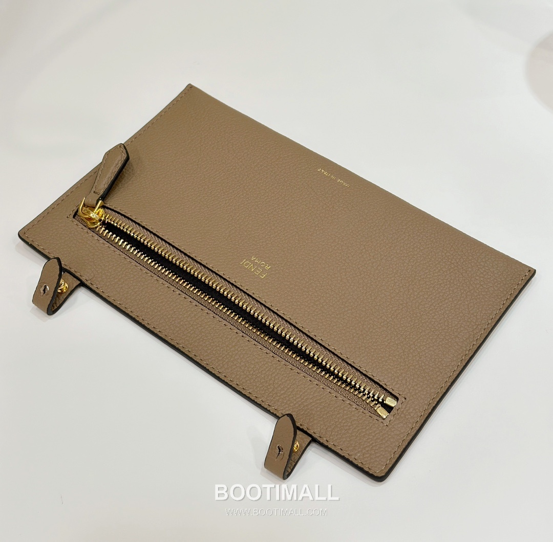 Fendi Roll Pequin FF Reversible Beige Tote Bag 펜디 롤 페퀸 FF 리버서블 베이지 토트백 22cm 12