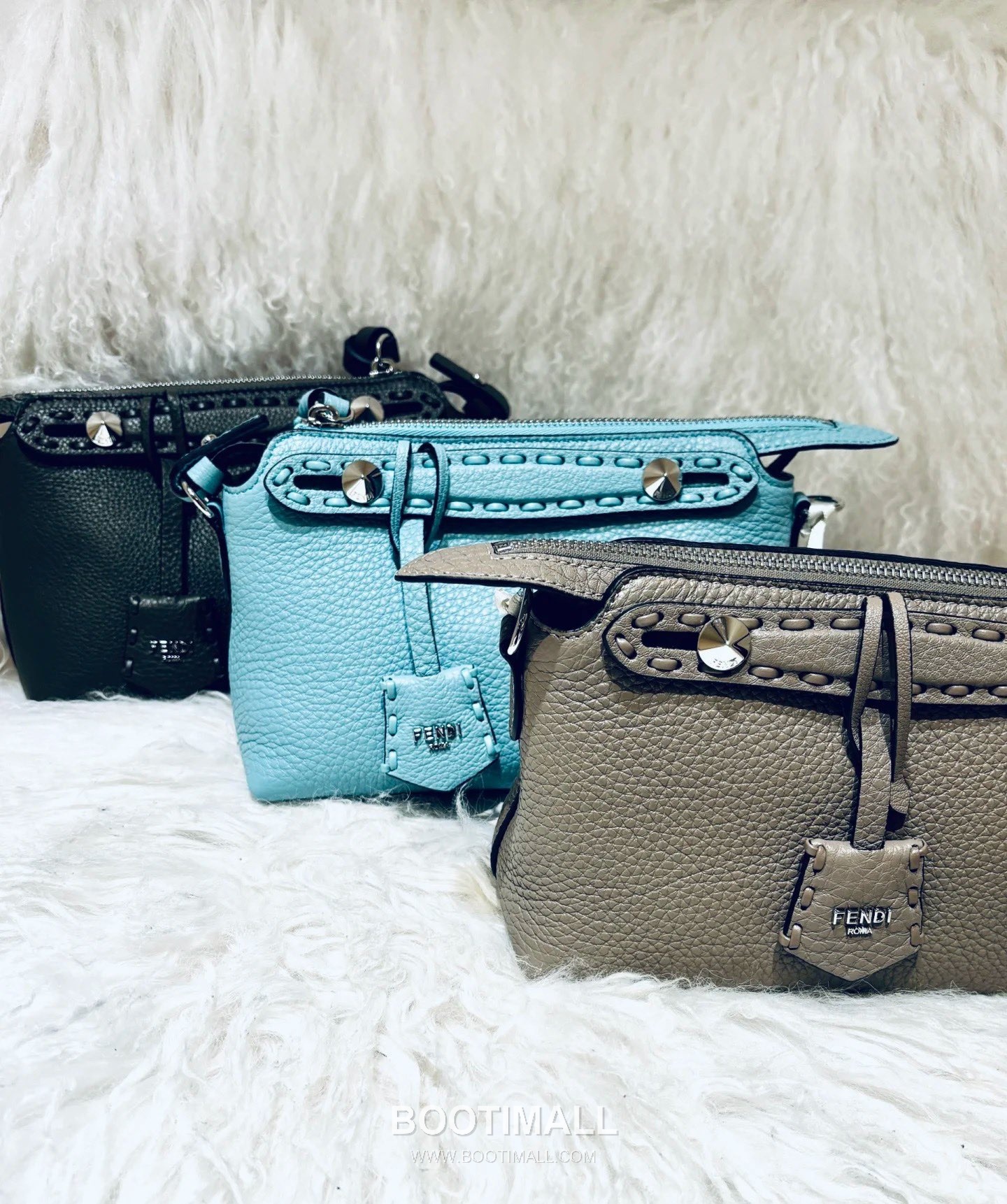 Fendi By The Way Selleria Calfskin Boston Bag 펜디 바이 더 웨이 셀레리아 카프스킨 보스턴백 20cm 21