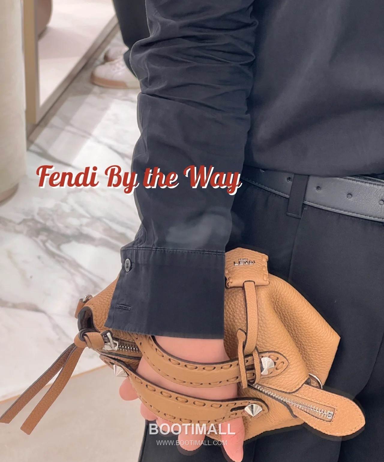 Fendi By The Way Selleria Calfskin Boston Bag 펜디 바이 더 웨이 셀레리아 카프스킨 보스턴백 20cm 9