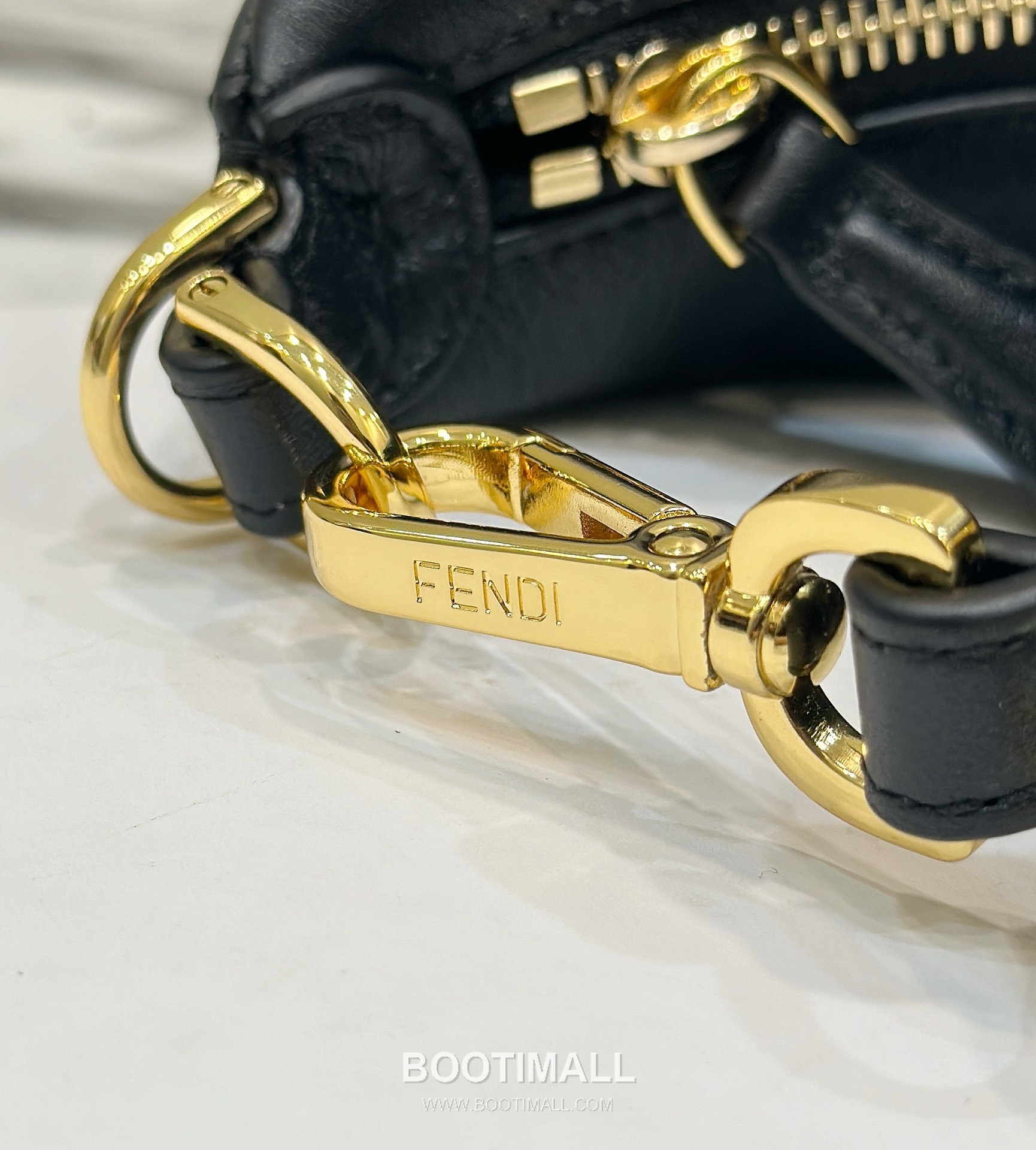 Fendi Fendigraphy Mini Cowhide Beige Shoulder Bag 펜디 그래피 미니 소가죽 베이지 숄더백 16.5cm 14
