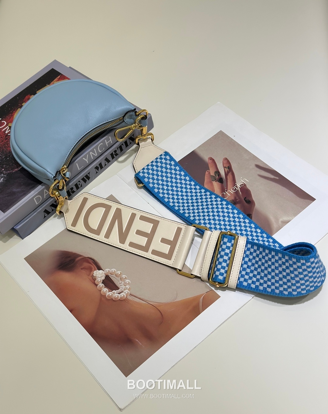 Fendi Fendigraphy Leather Shoulder Bag 펜디 펜디그래피 가죽 숄더백 16.5cm 2