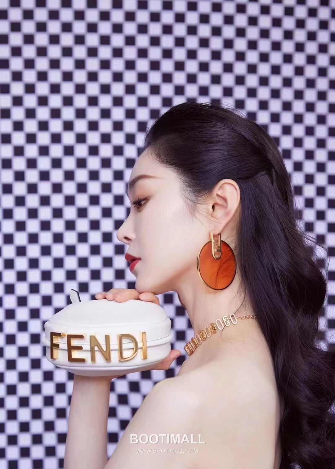 Fendi Fendigraphy Calfskin Mini Shoulder Bag 펜디 펜디그래피 송아지가죽 미니 숄더백 16.5cm 12