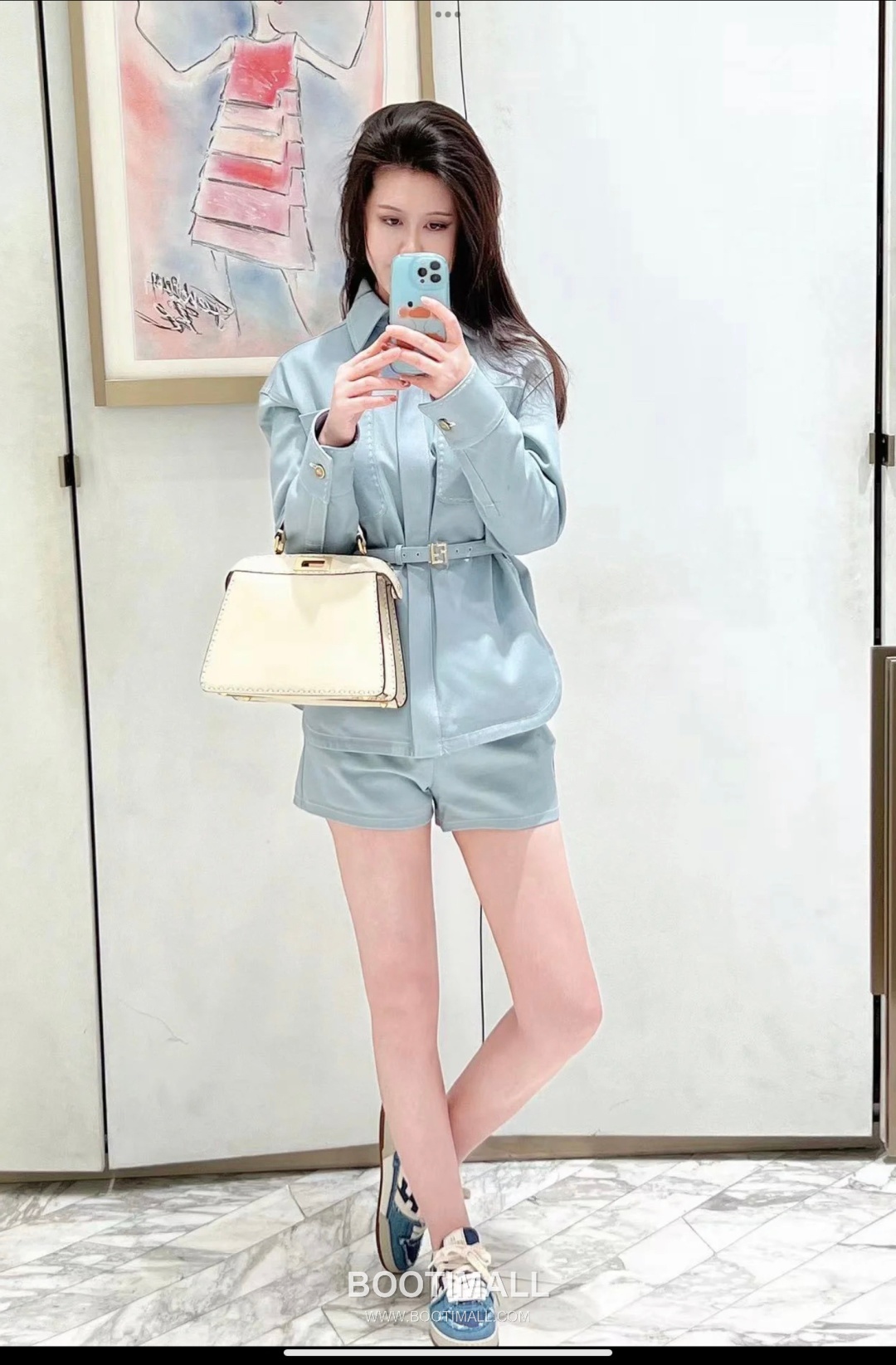 Fendi Peekaboo Small Calfskin Top Handle Bag 펜디 피카부 스몰 카프스킨 탑핸들백 27cm 3