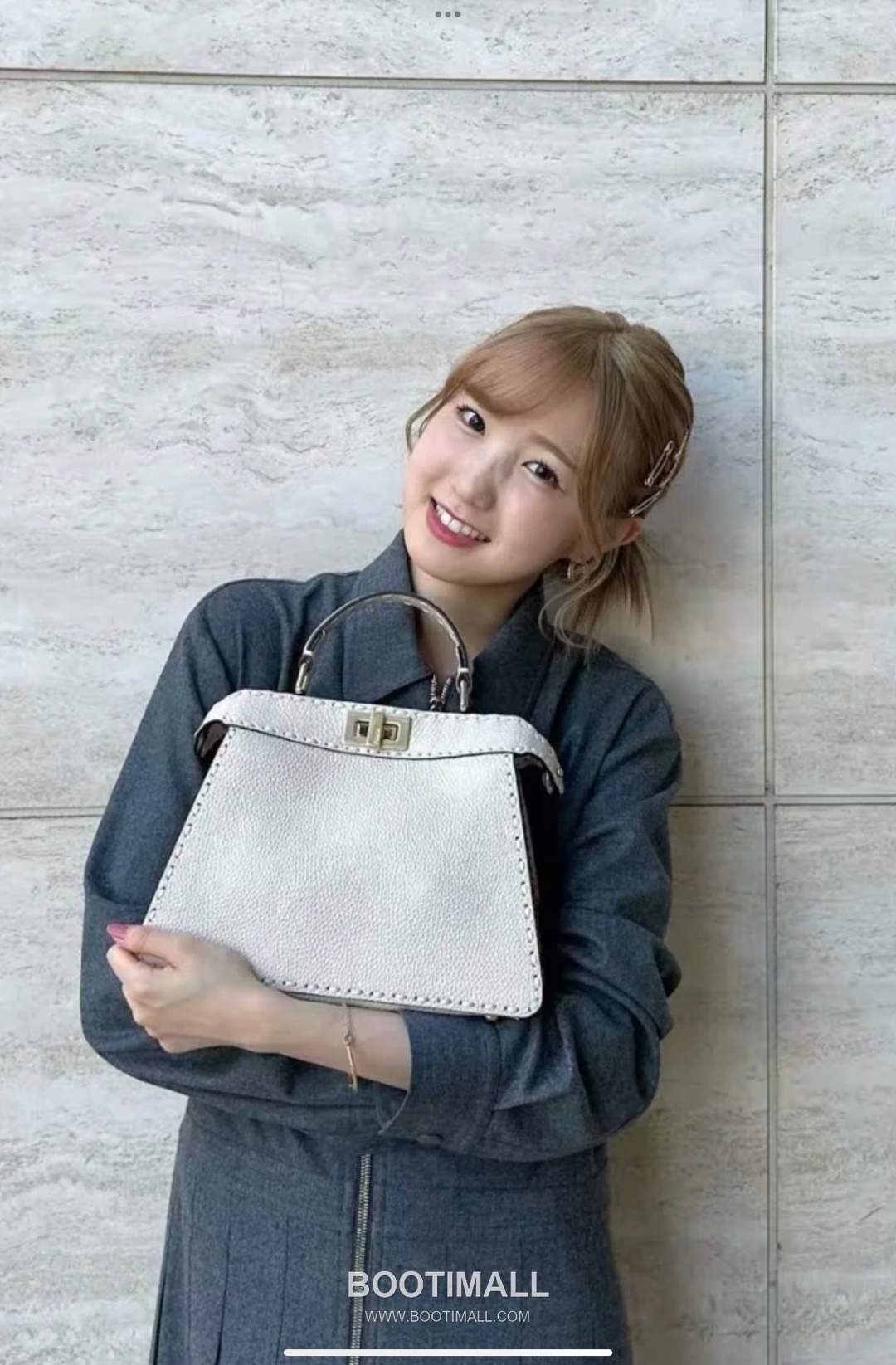 Fendi Peekaboo Small Calfskin Top Handle Bag 펜디 피카부 스몰 카프스킨 탑핸들백 27cm 4