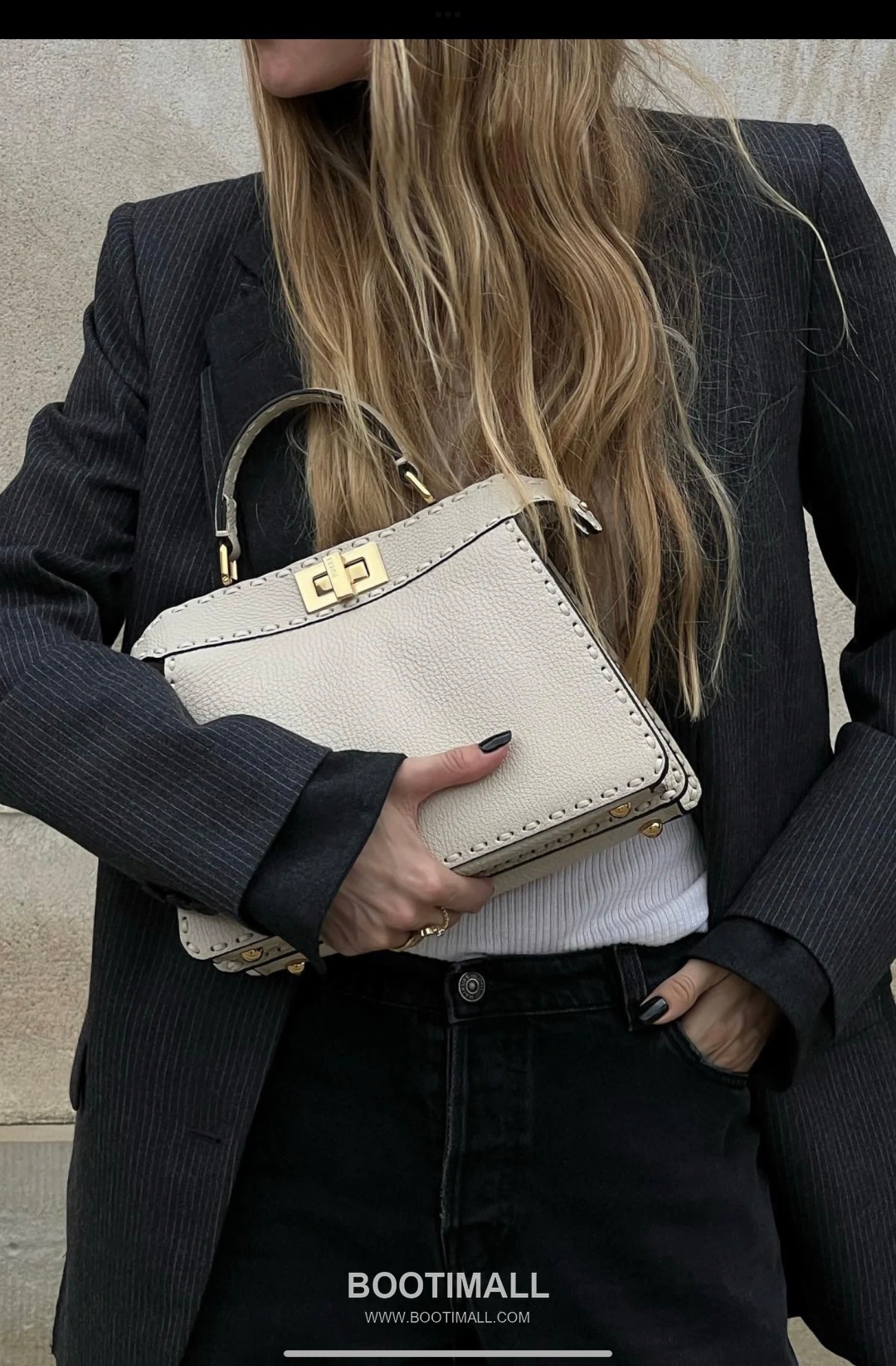 Fendi Peekaboo Small Calfskin Top Handle Bag 펜디 피카부 스몰 카프스킨 탑핸들백 27cm 7