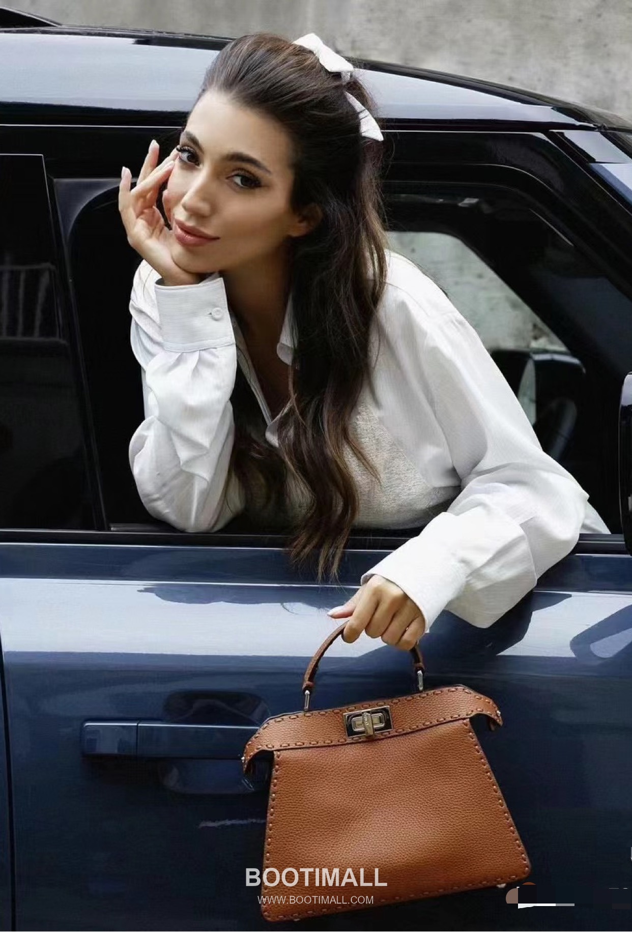 Fendi Peekaboo Small Calfskin Brown Top Handle Bag 펜디 피카부 스몰 80133 카프스킨 브라운 탑핸들백 27cm 16