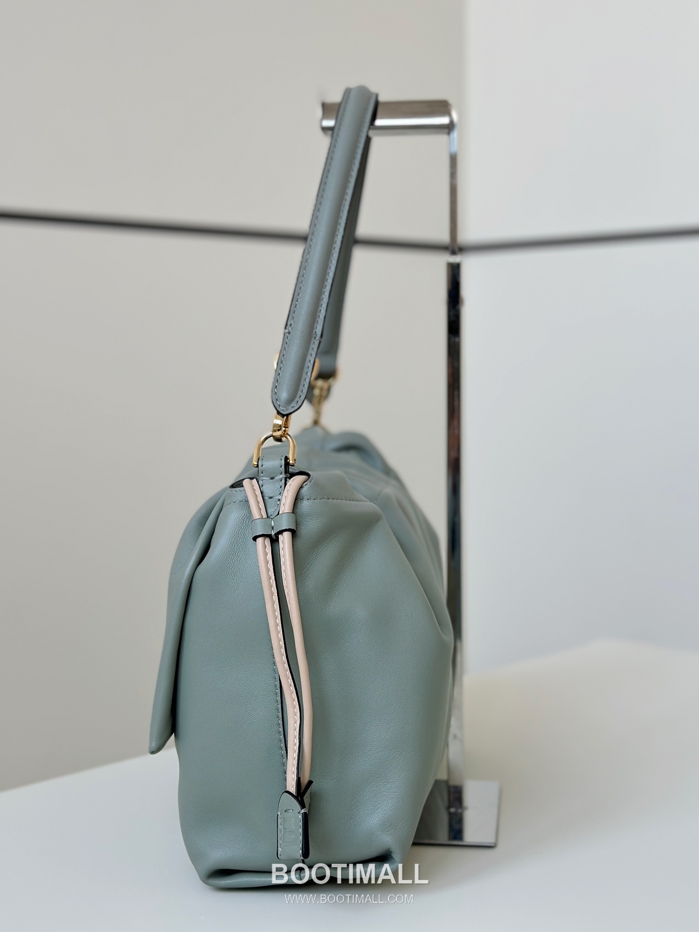 Fendi Mamma Baguette Large Lambskin Green Shoulder Bag 펜디 맘마 바게트 라지 램스킨 그린 숄더백 32cm 11