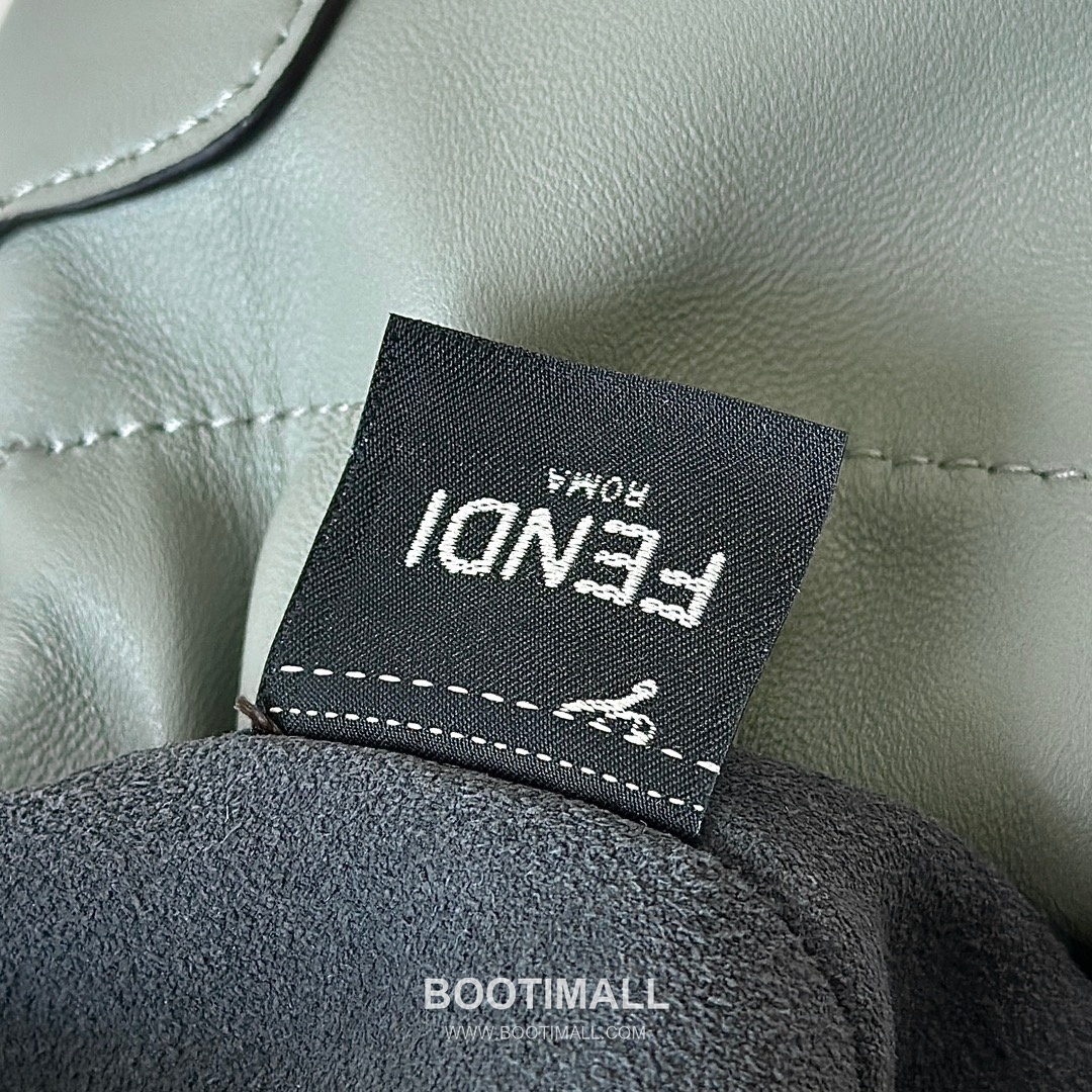 Fendi Mamma Baguette Large Lambskin Green Shoulder Bag 펜디 맘마 바게트 라지 램스킨 그린 숄더백 32cm 16