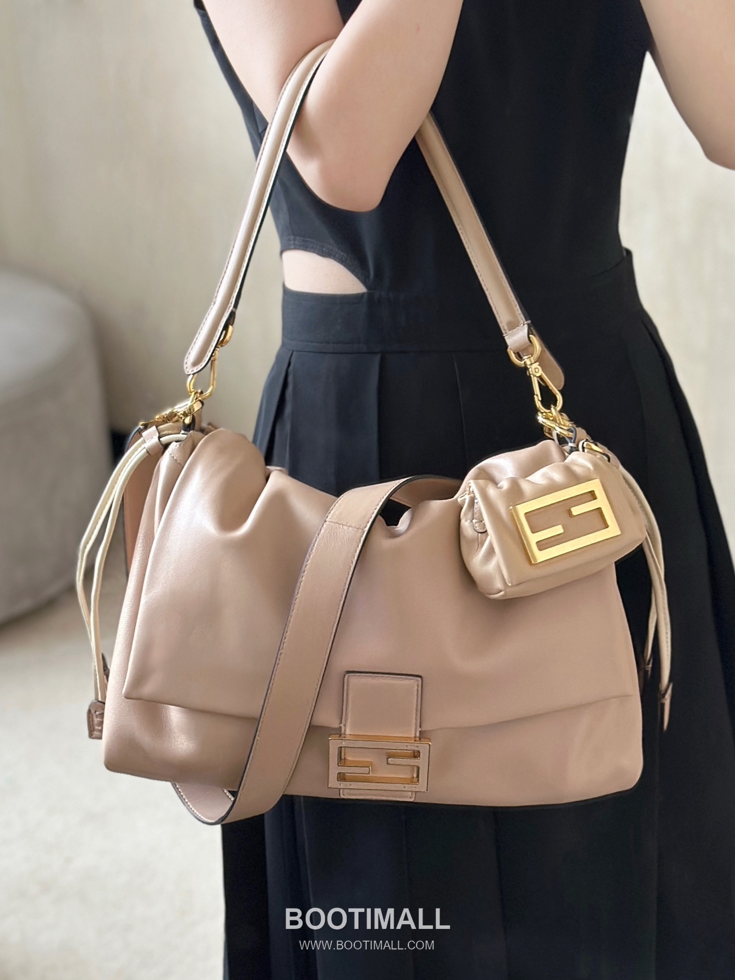 Fendi Mamma Baguette Large Lambskin Green Shoulder Bag 펜디 맘마 바게트 라지 램스킨 그린 숄더백 32cm 11