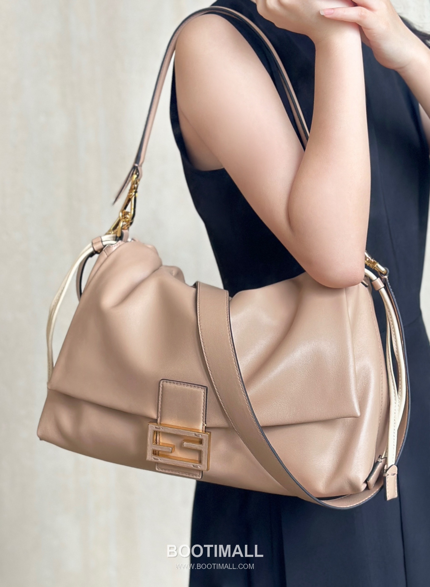 Fendi Mamma Baguette Large Lambskin Green Shoulder Bag 펜디 맘마 바게트 라지 램스킨 그린 숄더백 32cm 14