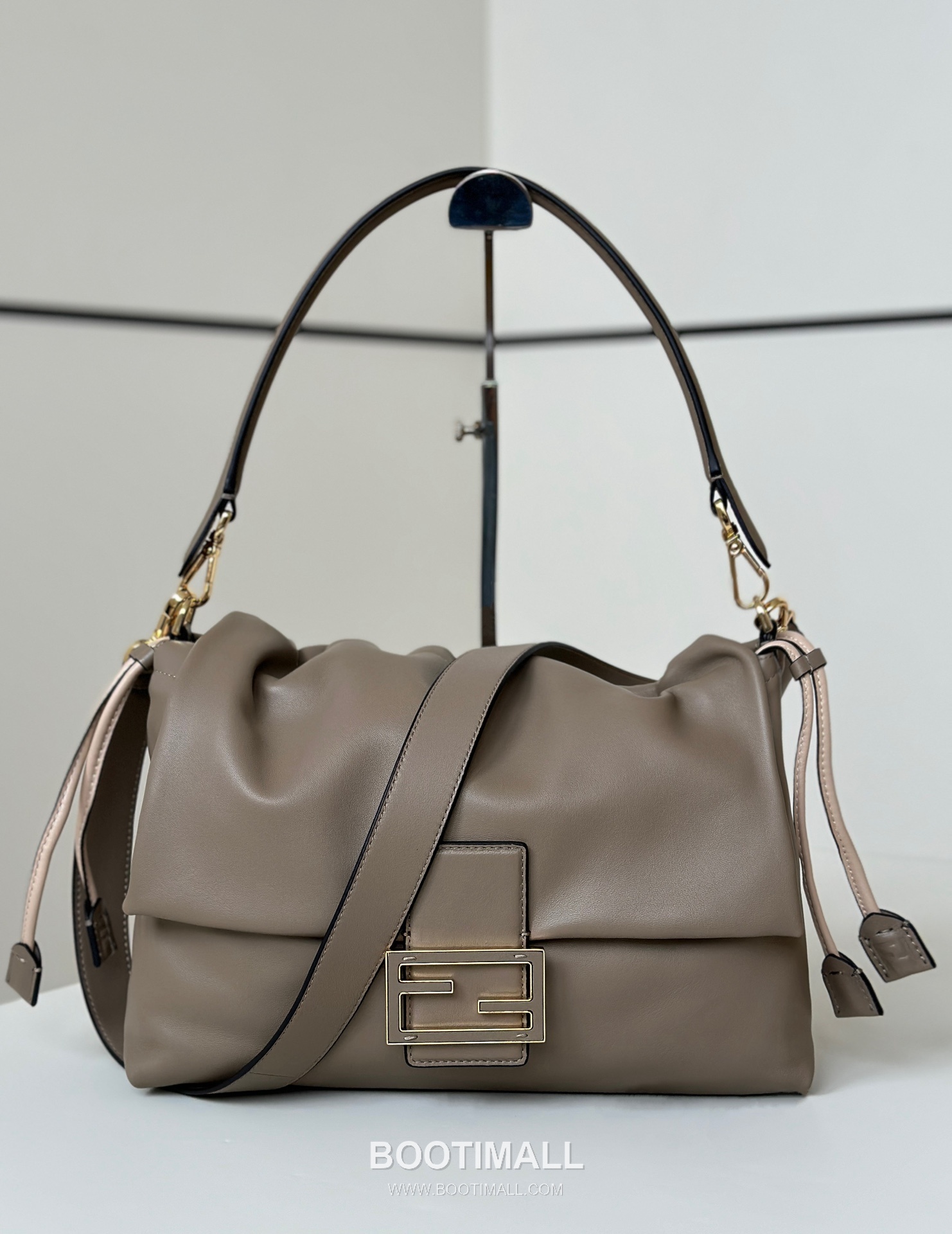 Fendi Mamma Baguette Large Lambskin Green Shoulder Bag 펜디 맘마 바게트 라지 램스킨 그린 숄더백 32cm 6