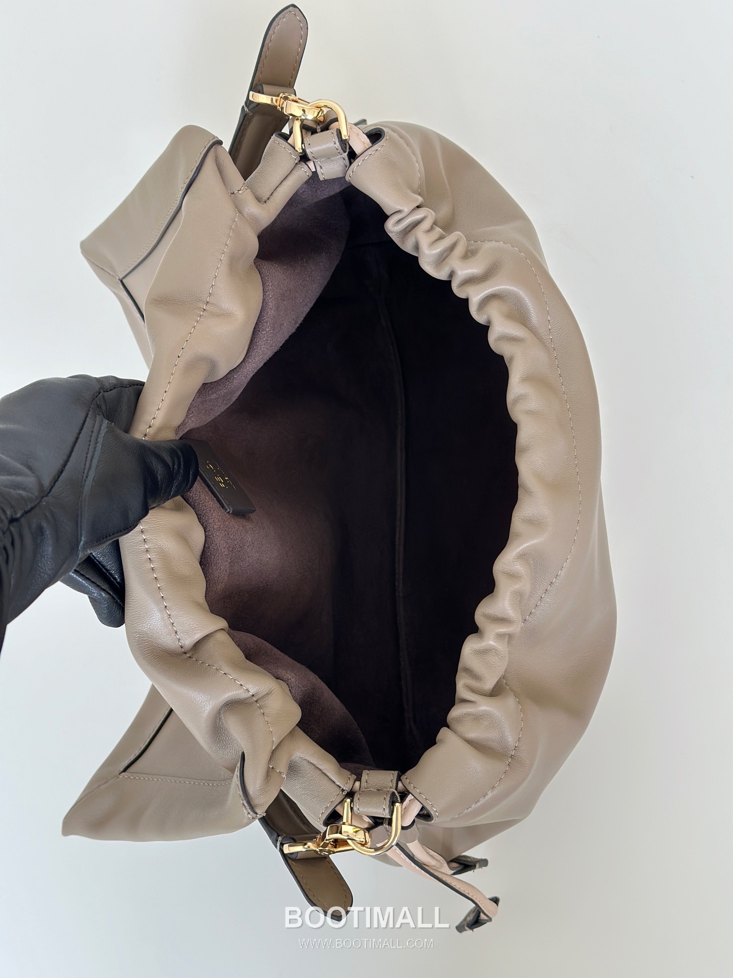 Fendi Mamma Baguette Large Lambskin Green Shoulder Bag 펜디 맘마 바게트 라지 램스킨 그린 숄더백 32cm 13