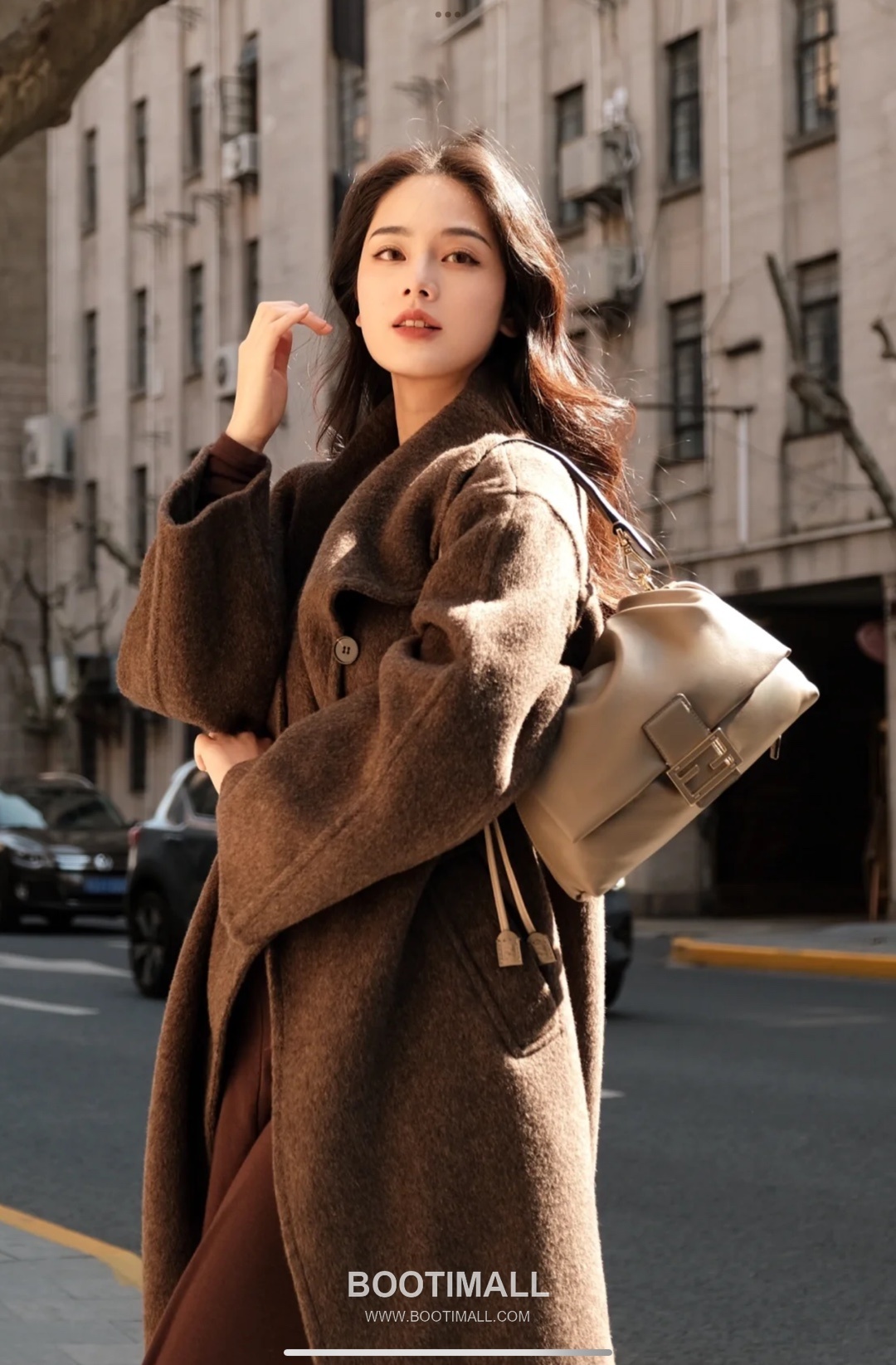Fendi Mamma Baguette Large Lambskin Green Shoulder Bag 펜디 맘마 바게트 라지 램스킨 그린 숄더백 32cm 21