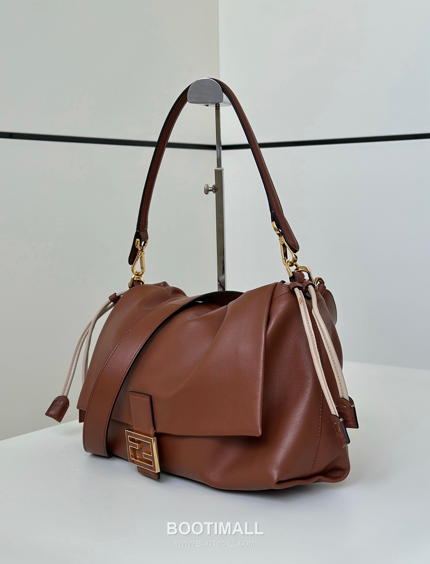 Fendi Mamma Baguette Large Lambskin Green Shoulder Bag 펜디 맘마 바게트 라지 램스킨 그린 숄더백 32cm 7