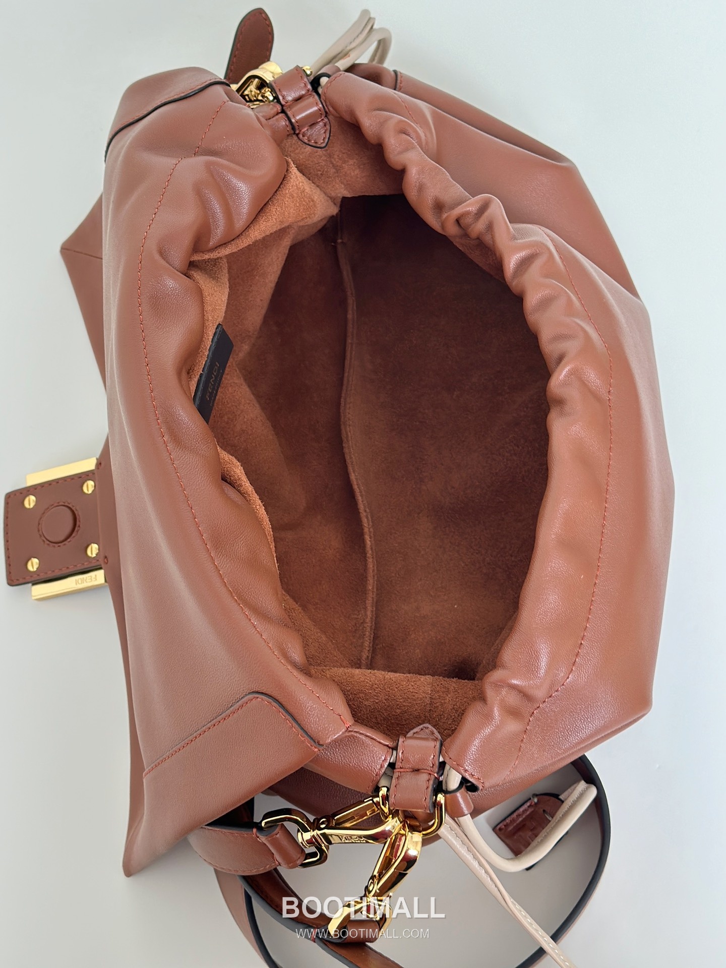 Fendi Mamma Baguette Large Lambskin Green Shoulder Bag 펜디 맘마 바게트 라지 램스킨 그린 숄더백 32cm 13