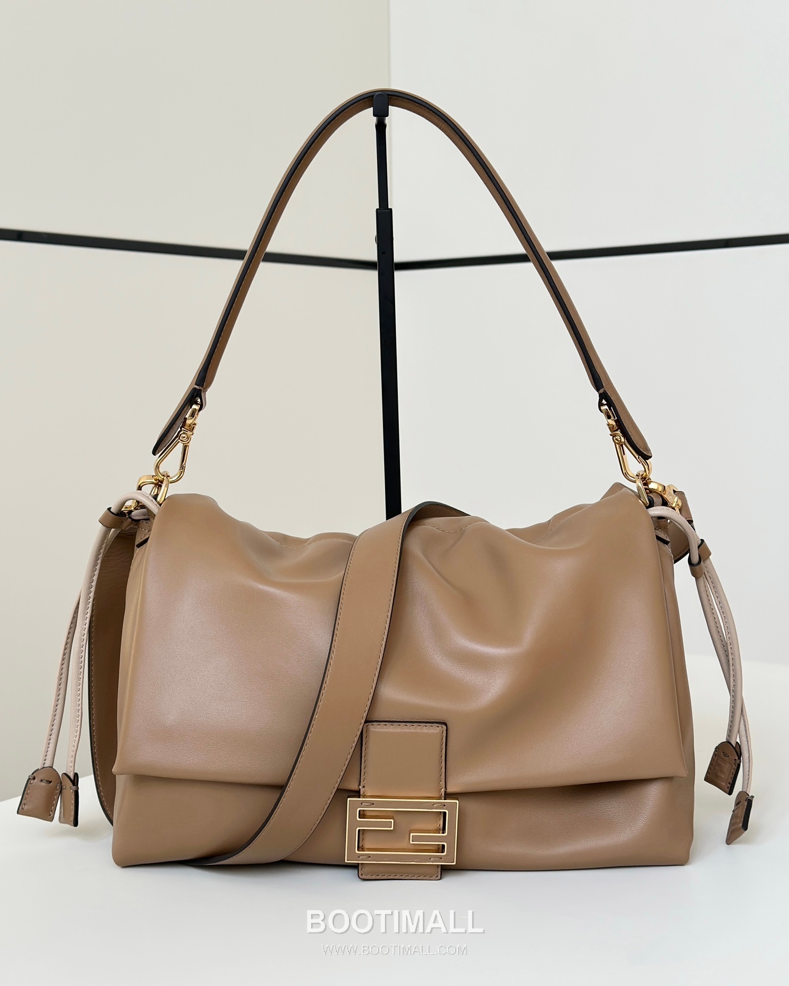 Fendi Mamma Baguette Large Lambskin Green Shoulder Bag 펜디 맘마 바게트 라지 램스킨 그린 숄더백 32cm 6