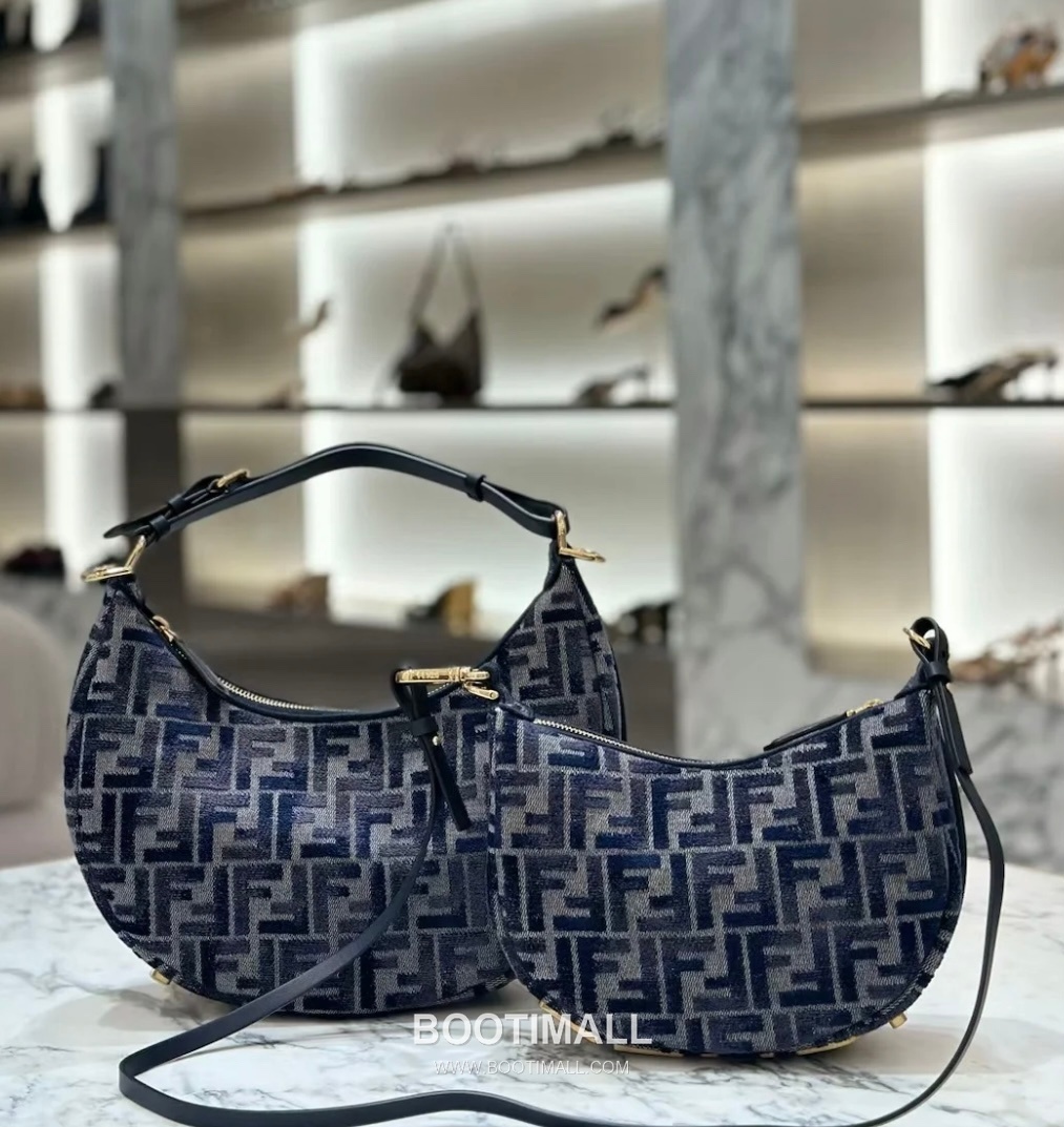 Fendi Fendigraphy FF Gradient Calfskin Shoulder Bag 펜디 펜디그래피 FF 그라데이션 송아지가죽 숄더백 20cm 16
