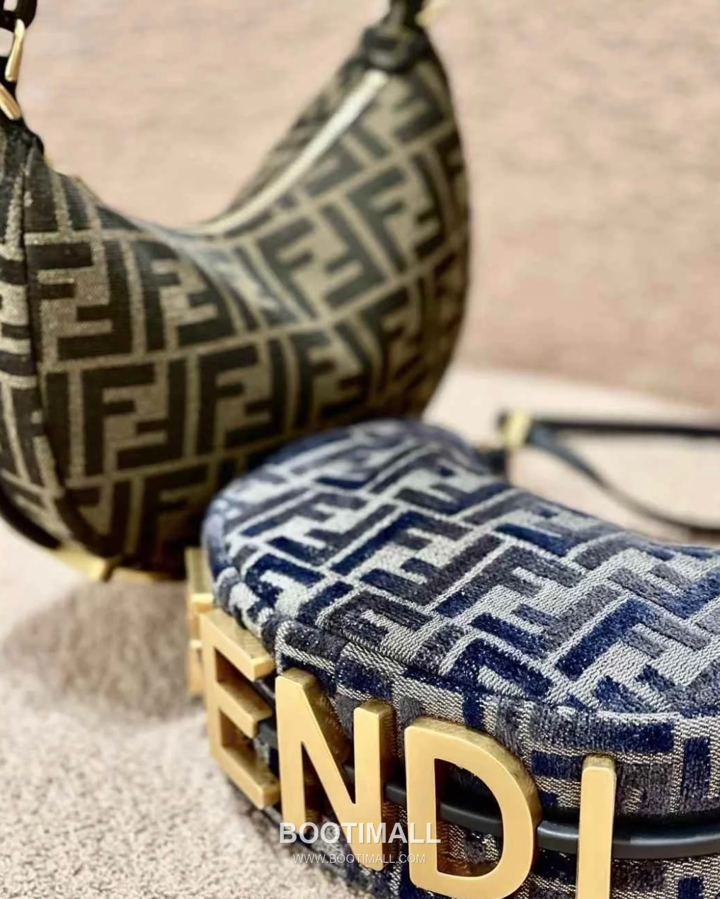 Fendi Fendigraphy FF Gradient Calfskin Shoulder Bag 펜디 펜디그래피 FF 그라데이션 송아지가죽 숄더백 20cm 18