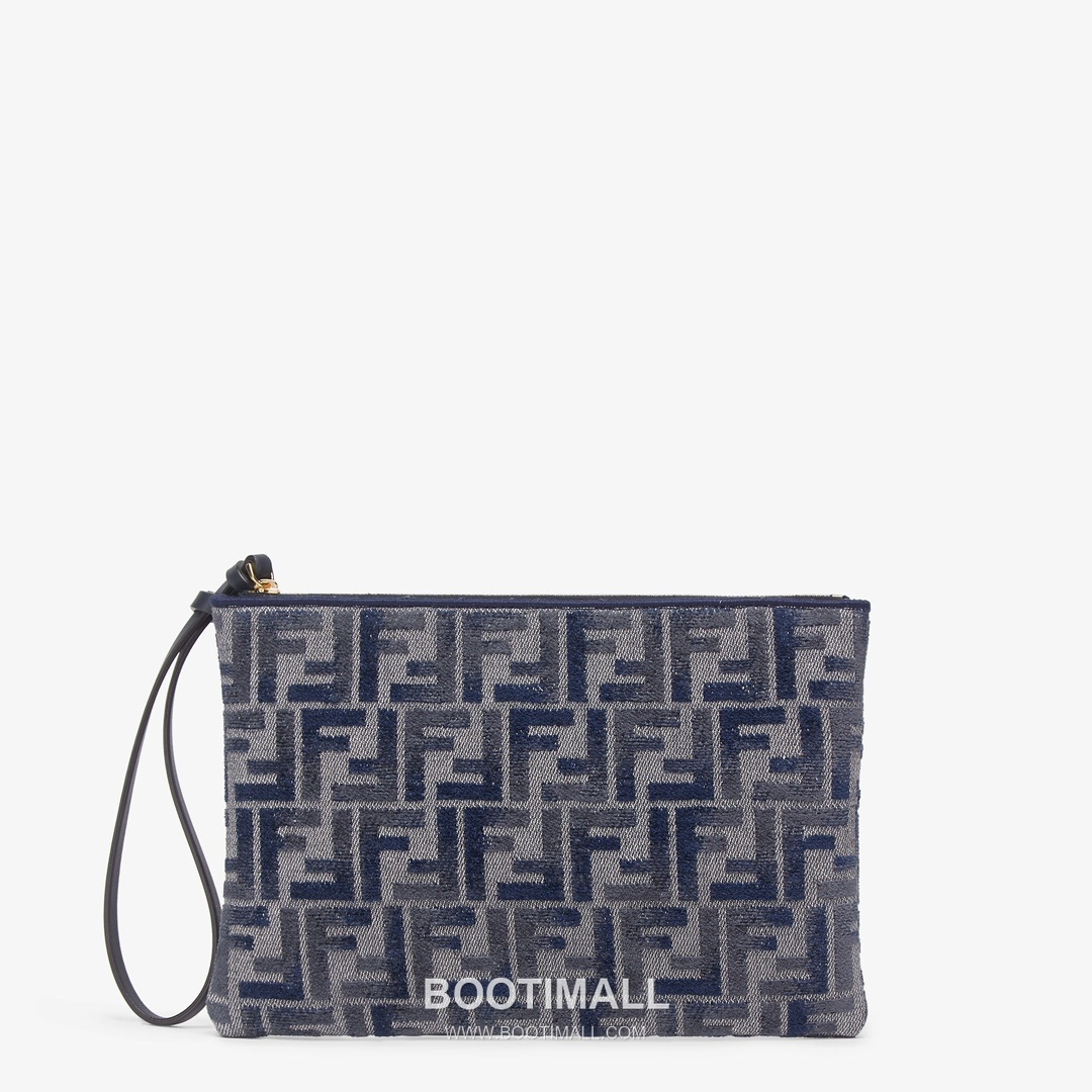 Fendi FF Gradient Calfskin Zip Clutch Bag 펜디 FF 그라데이션 송아지가죽 집 클러치백 25cm 1