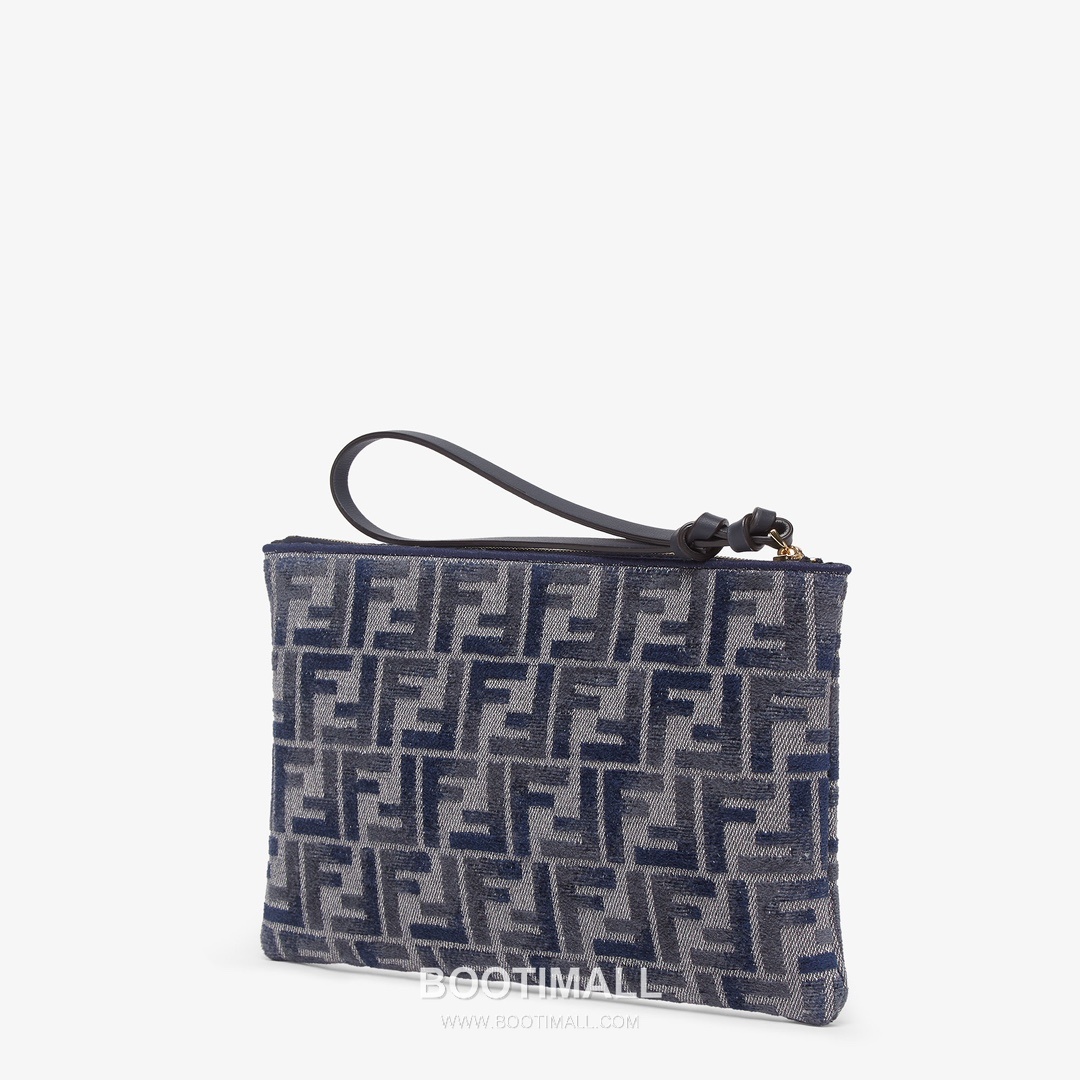 Fendi FF Gradient Calfskin Zip Clutch Bag 펜디 FF 그라데이션 송아지가죽 집 클러치백 25cm 2