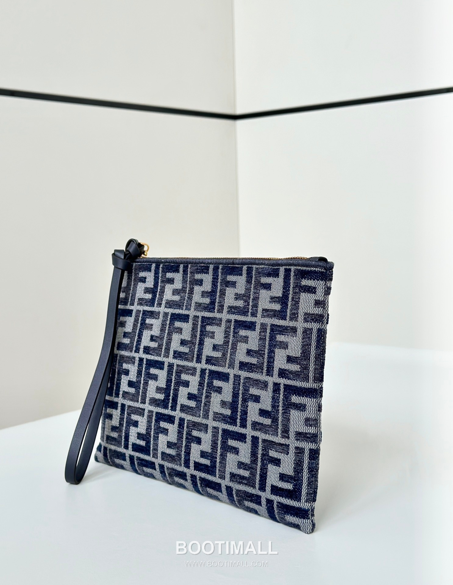 Fendi FF Gradient Calfskin Zip Clutch Bag 펜디 FF 그라데이션 송아지가죽 집 클러치백 25cm 11