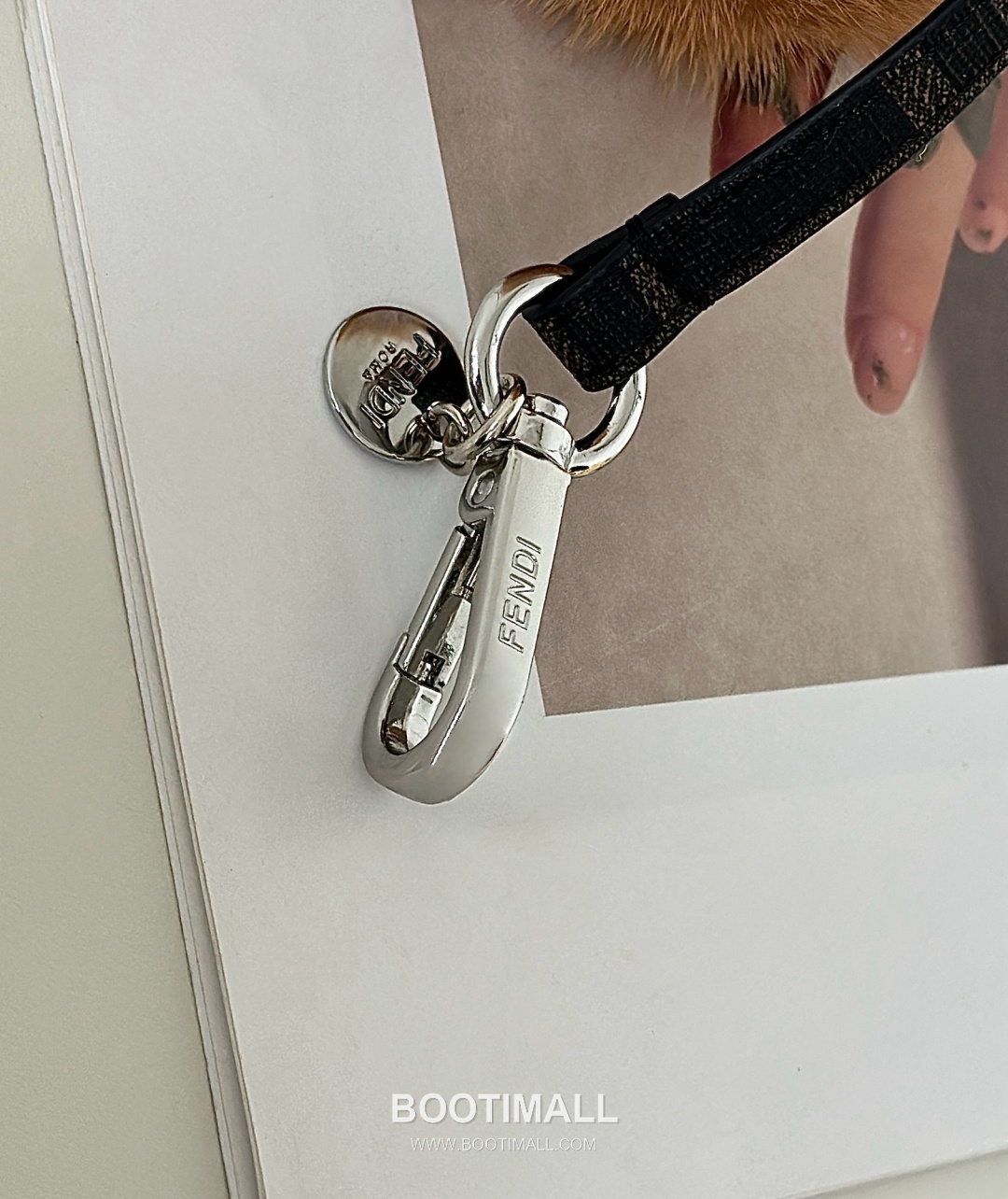 Fendi Mushroom Fur Charm Mink Brown Bag 펜디 머쉬룸 퍼 참 밍크 브라운 백 12cm 15