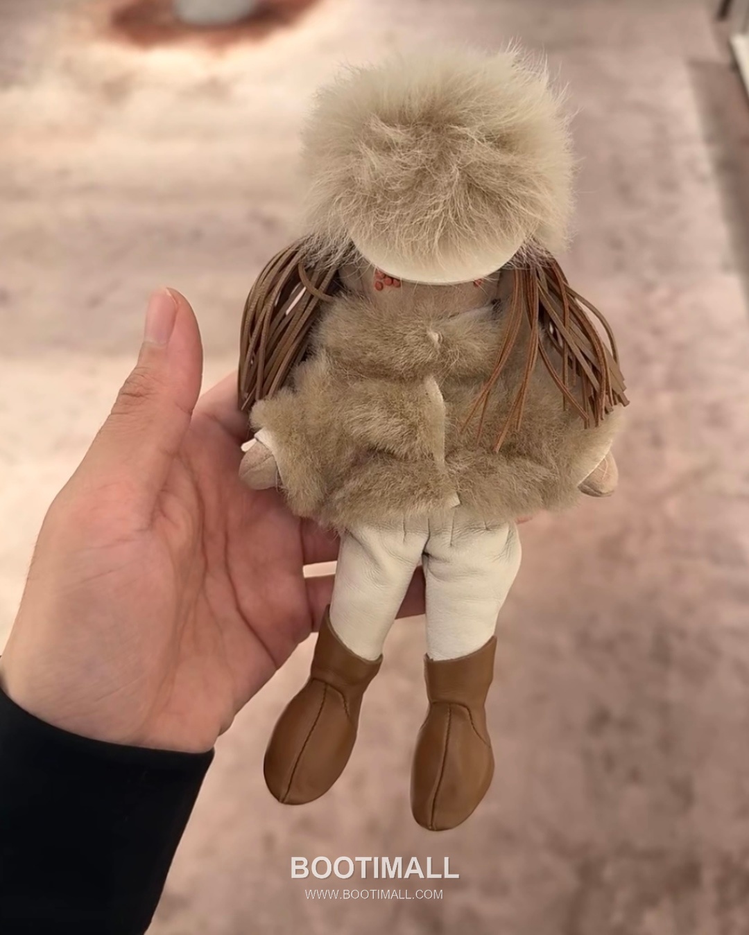 Fendi Silvia Doll Charm Mink Fur Black Bag 펜디 실비아 인형 참 밍크 퍼 블랙 백 18cm 1