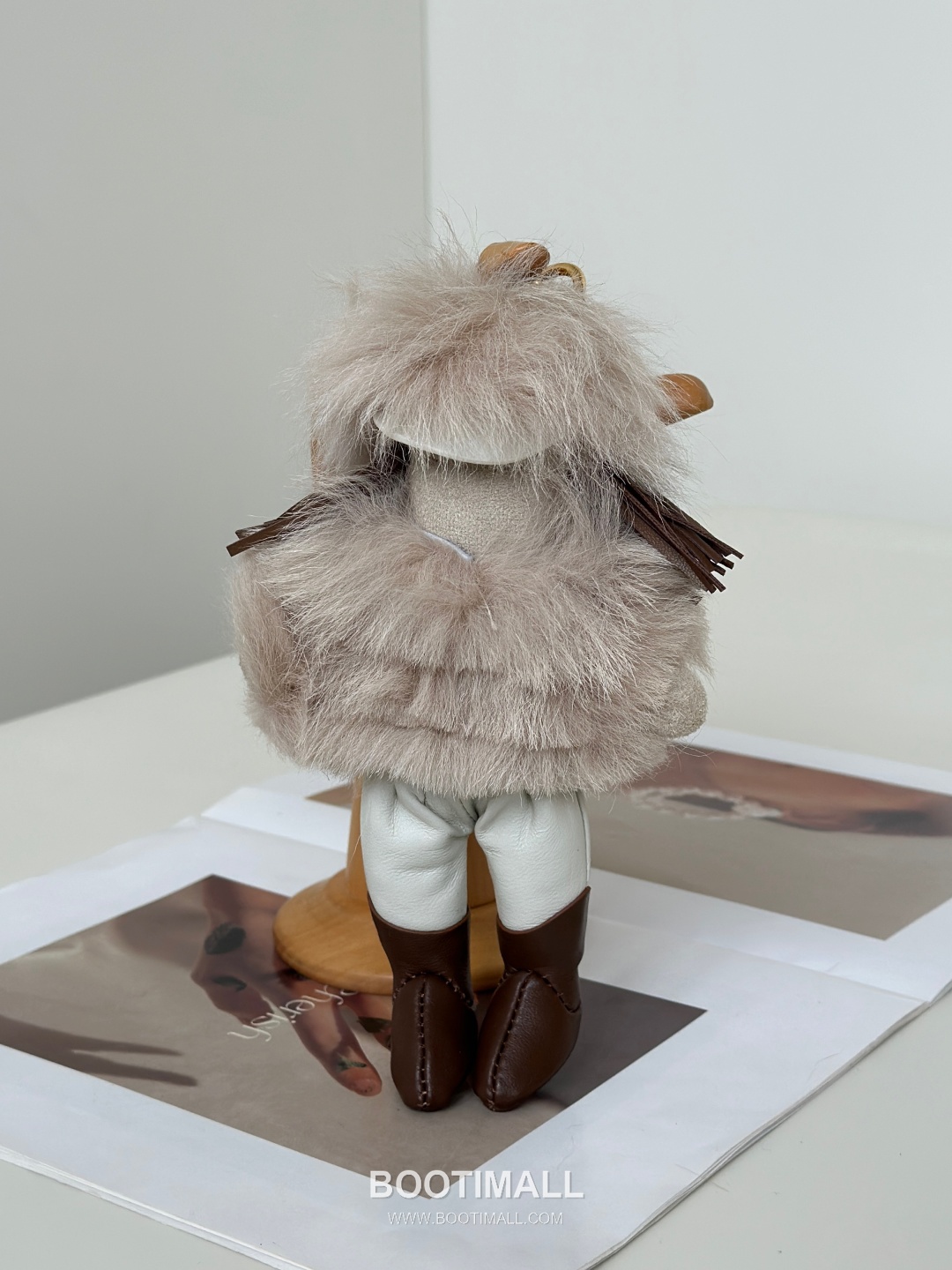 Fendi Silvia Doll Charm Mink Fur Black Bag 펜디 실비아 인형 참 밍크 퍼 블랙 백 18cm 7