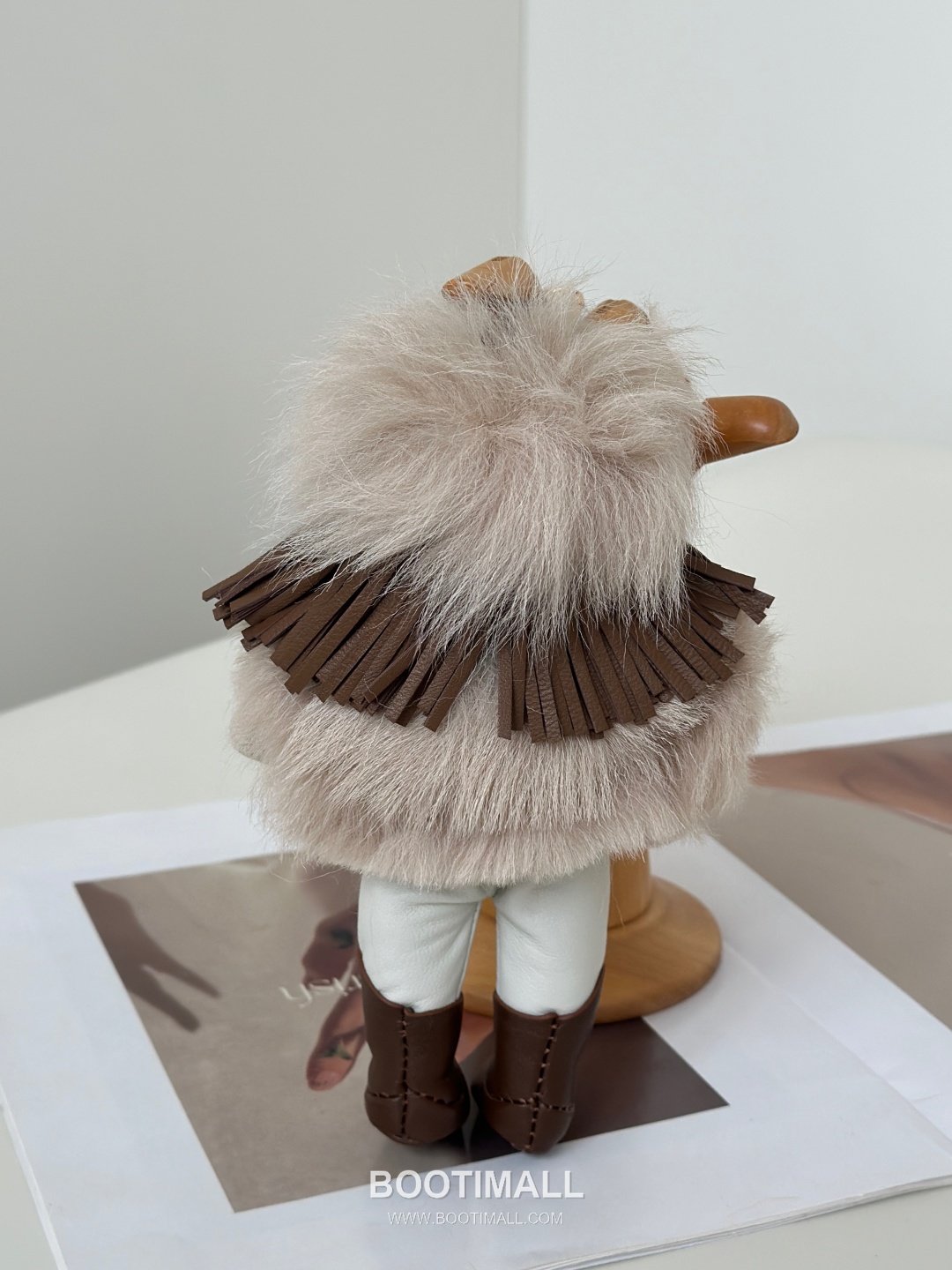 Fendi Silvia Doll Charm Mink Fur Black Bag 펜디 실비아 인형 참 밍크 퍼 블랙 백 18cm 9