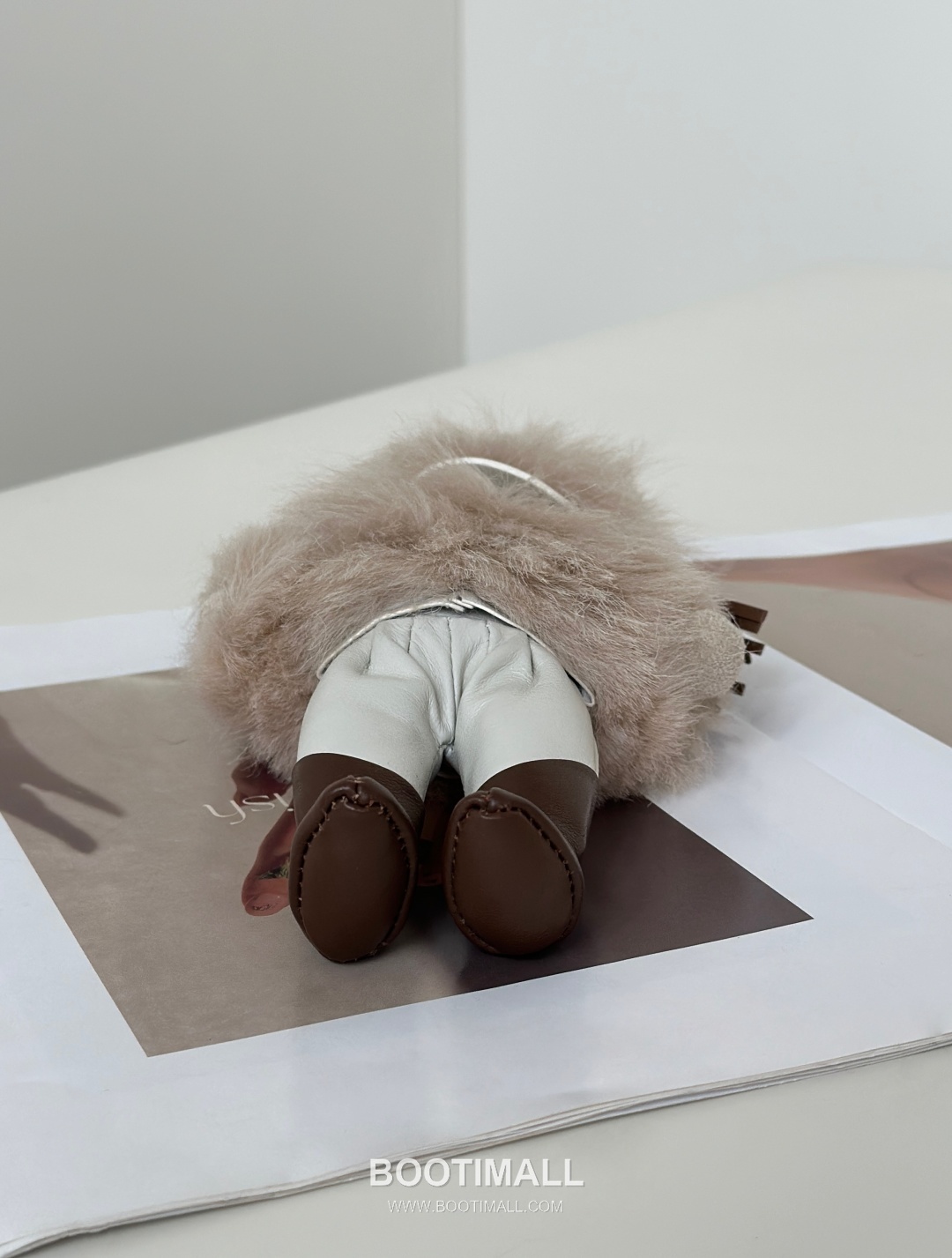 Fendi Silvia Doll Charm Mink Fur Black Bag 펜디 실비아 인형 참 밍크 퍼 블랙 백 18cm 10