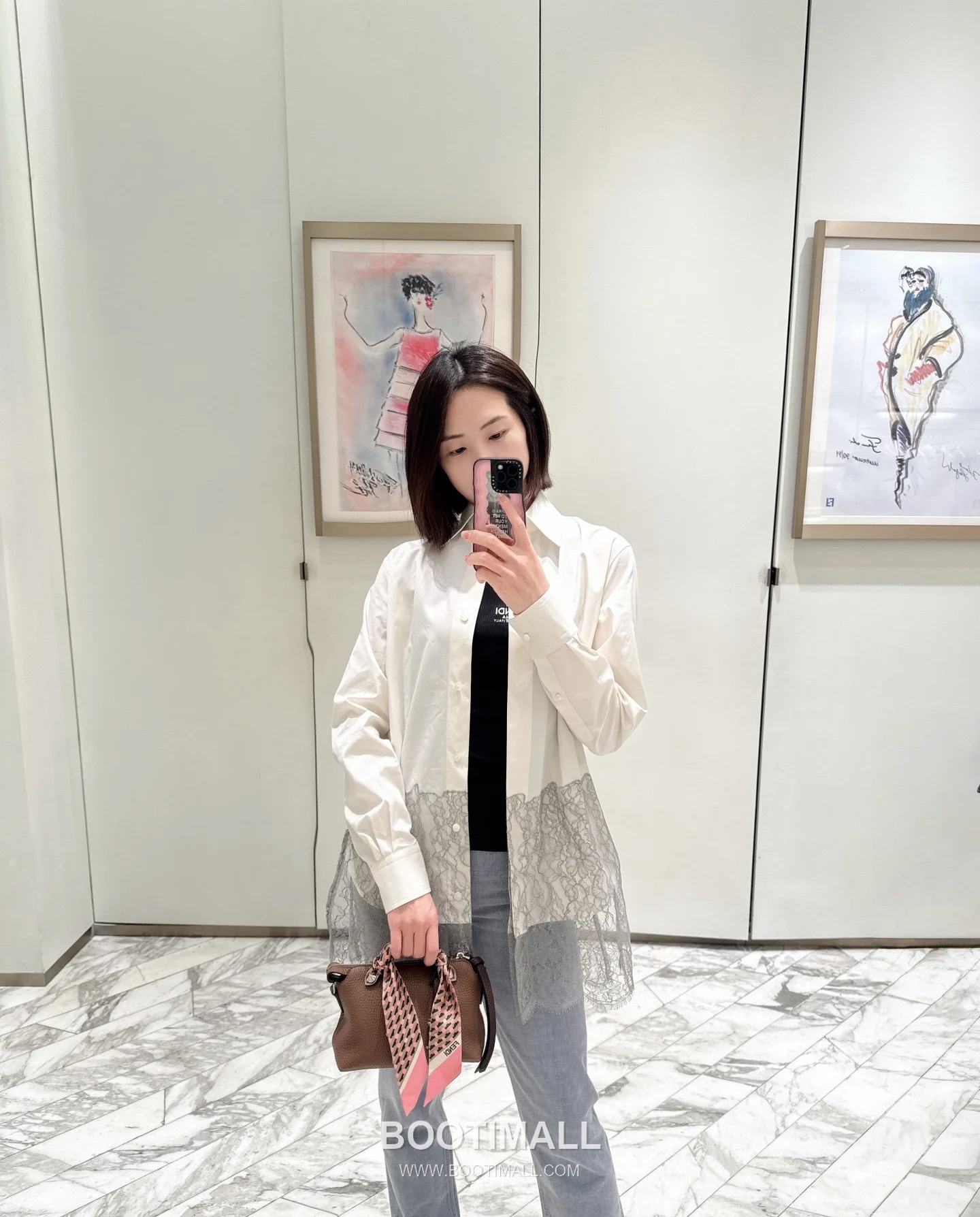 Fendi By The Way Selleria Calfskin Multicolor Top Handle Bag 펜디 바이 더 웨이 셀레리아 카프스킨 멀티컬러 탑핸들백 29cm 3