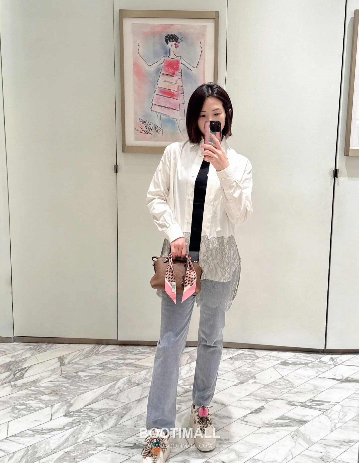 Fendi By The Way Selleria Calfskin Multicolor Top Handle Bag 펜디 바이 더 웨이 셀레리아 카프스킨 멀티컬러 탑핸들백 29cm 4