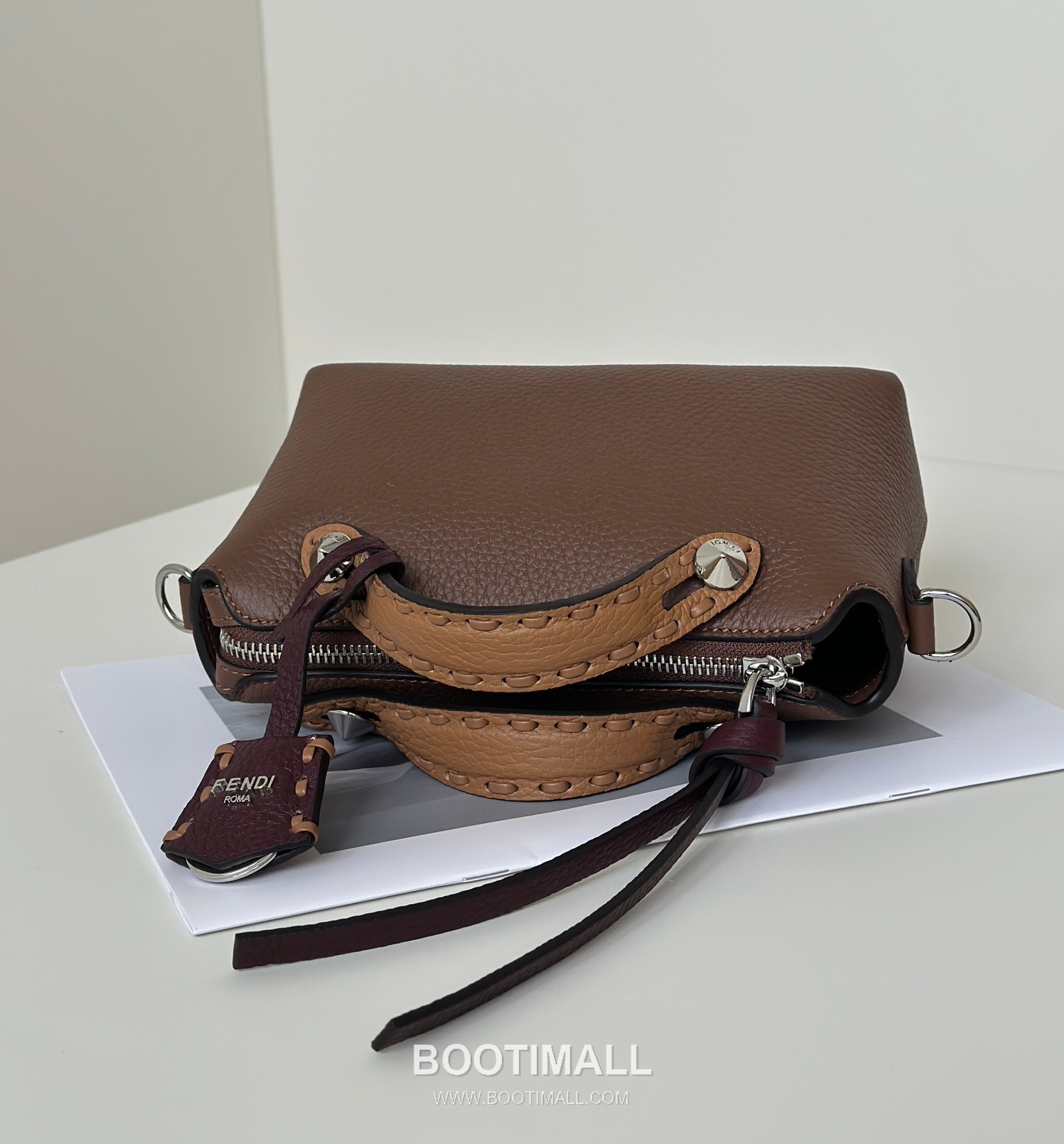 Fendi By The Way Selleria Calfskin Multicolor Top Handle Bag 펜디 바이 더 웨이 셀레리아 카프스킨 멀티컬러 탑핸들백 20cm 10