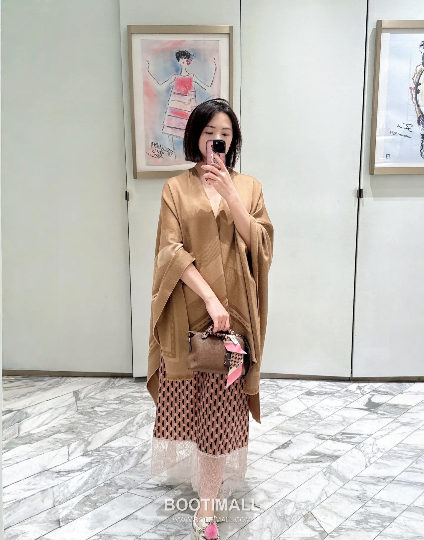 Fendi By The Way Selleria Calfskin Multicolor Top Handle Bag 펜디 바이 더 웨이 셀레리아 카프스킨 멀티컬러 탑핸들백 20cm 15