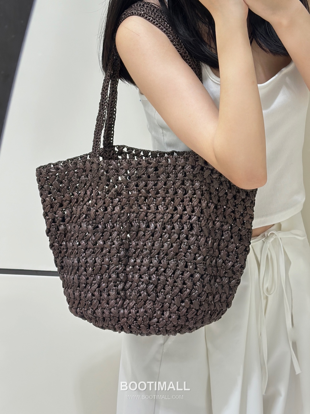 The Row Estelle Raffia Basket Natural Beige Tote Bag 마고 에스텔 라피아 바스켓 천연 베이지 토트백 27.5cm 1
