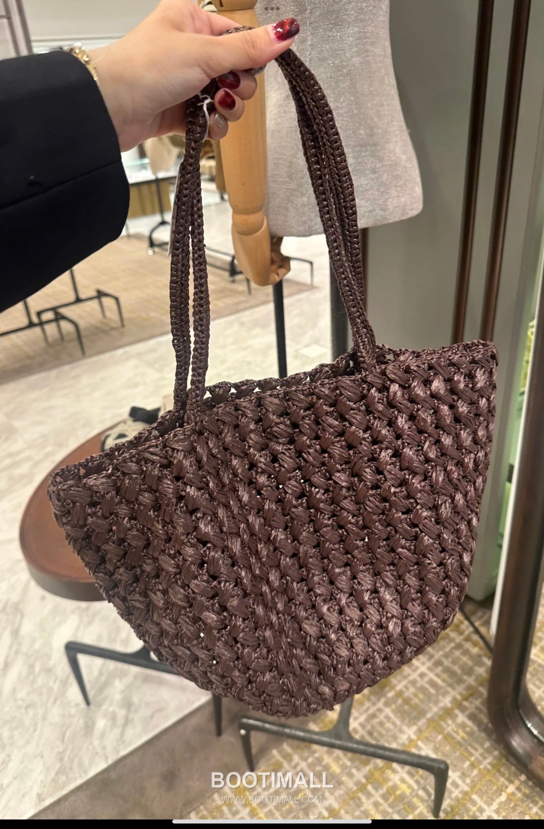 The Row Estelle Raffia Basket Natural Beige Tote Bag 마고 에스텔 라피아 바스켓 천연 베이지 토트백 27.5cm 4